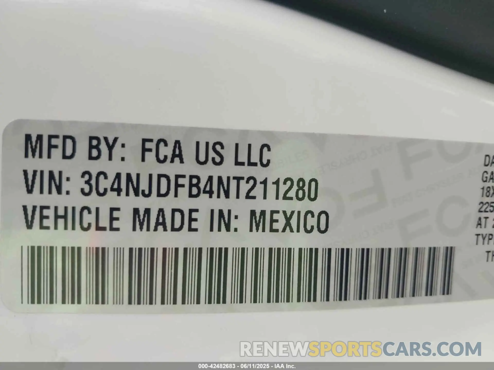 9 Photograph of a damaged car 3C4NJDFB4NT211280 JEEP COMPASS 2022