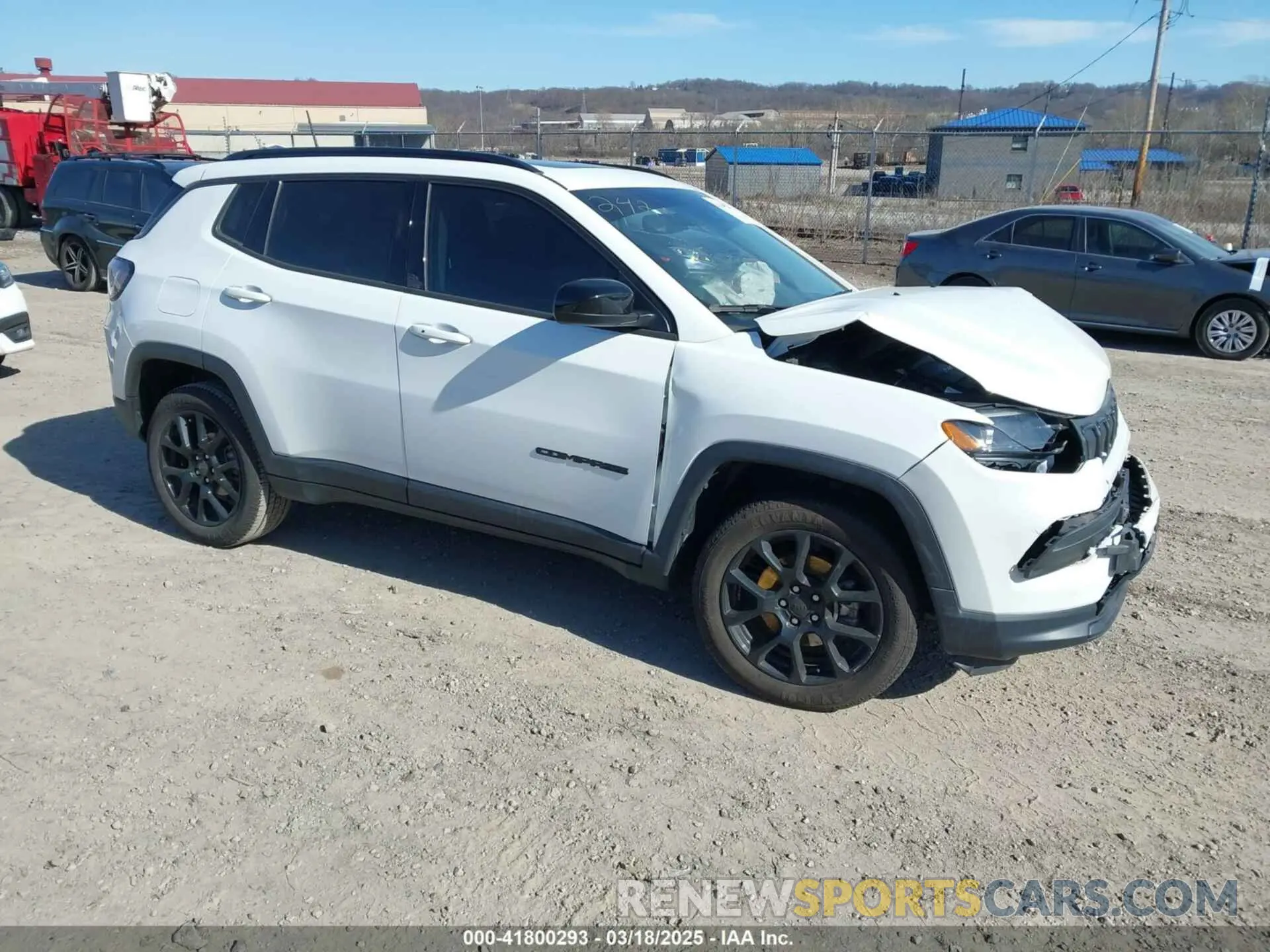 1 Photograph of a damaged car 3C4NJDFB5NT172425 JEEP COMPASS 2022