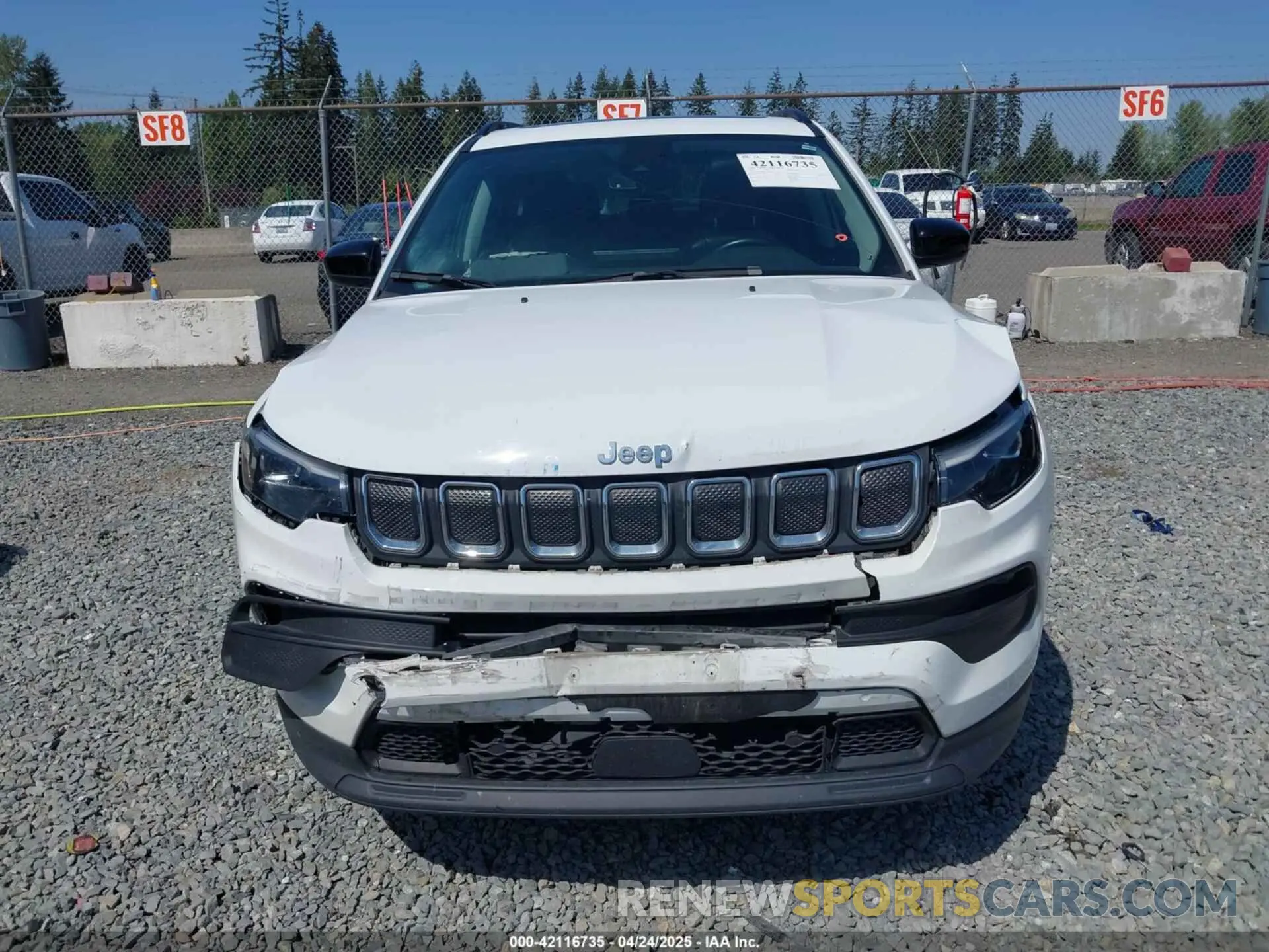 6 Photograph of a damaged car 3C4NJDFB6NT164933 JEEP COMPASS 2022
