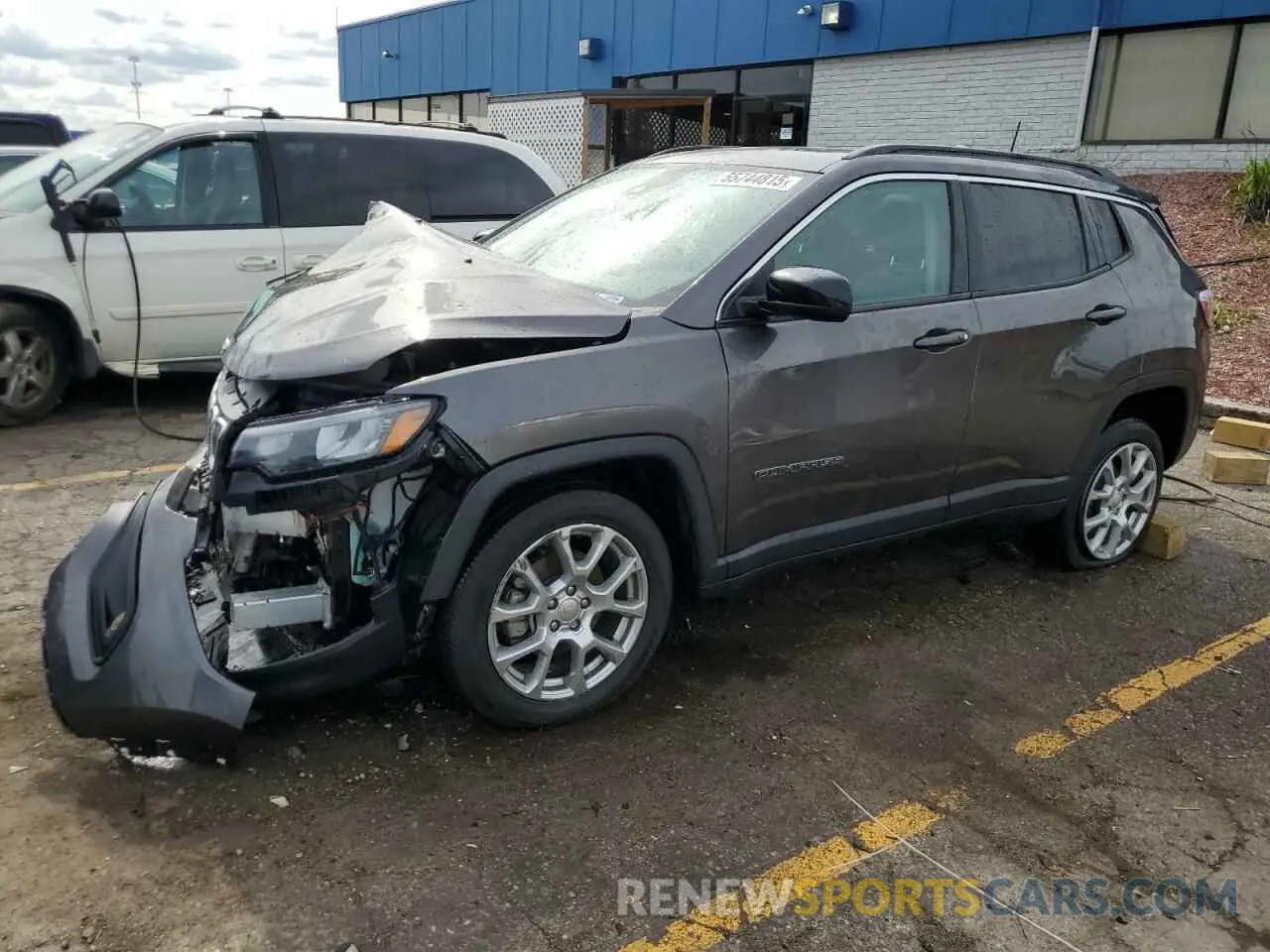 1 Photograph of a damaged car 3C4NJDFB7NT109259 JEEP COMPASS 2022
