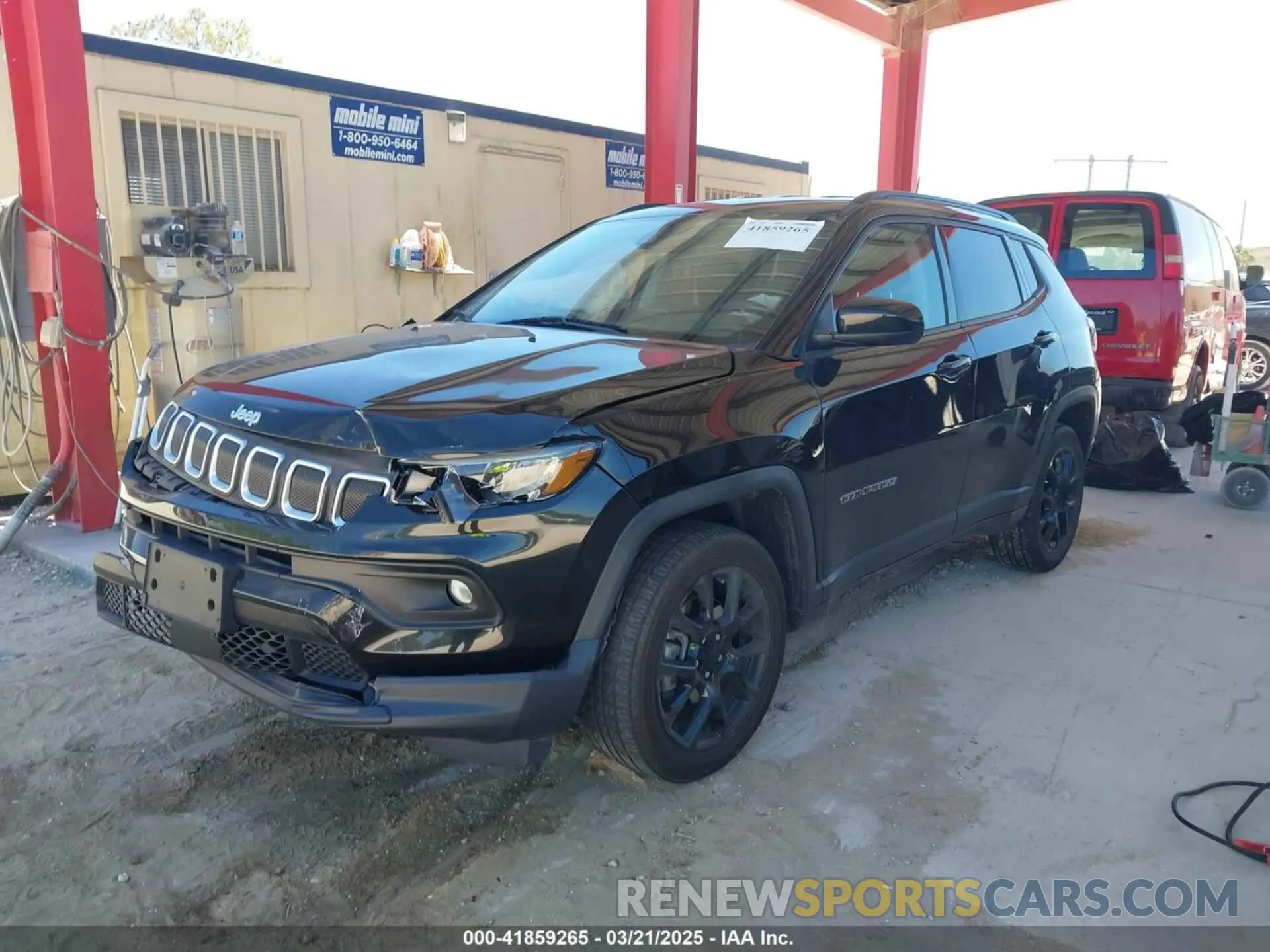 2 Photograph of a damaged car 3C4NJDFB8NT127866 JEEP COMPASS 2022