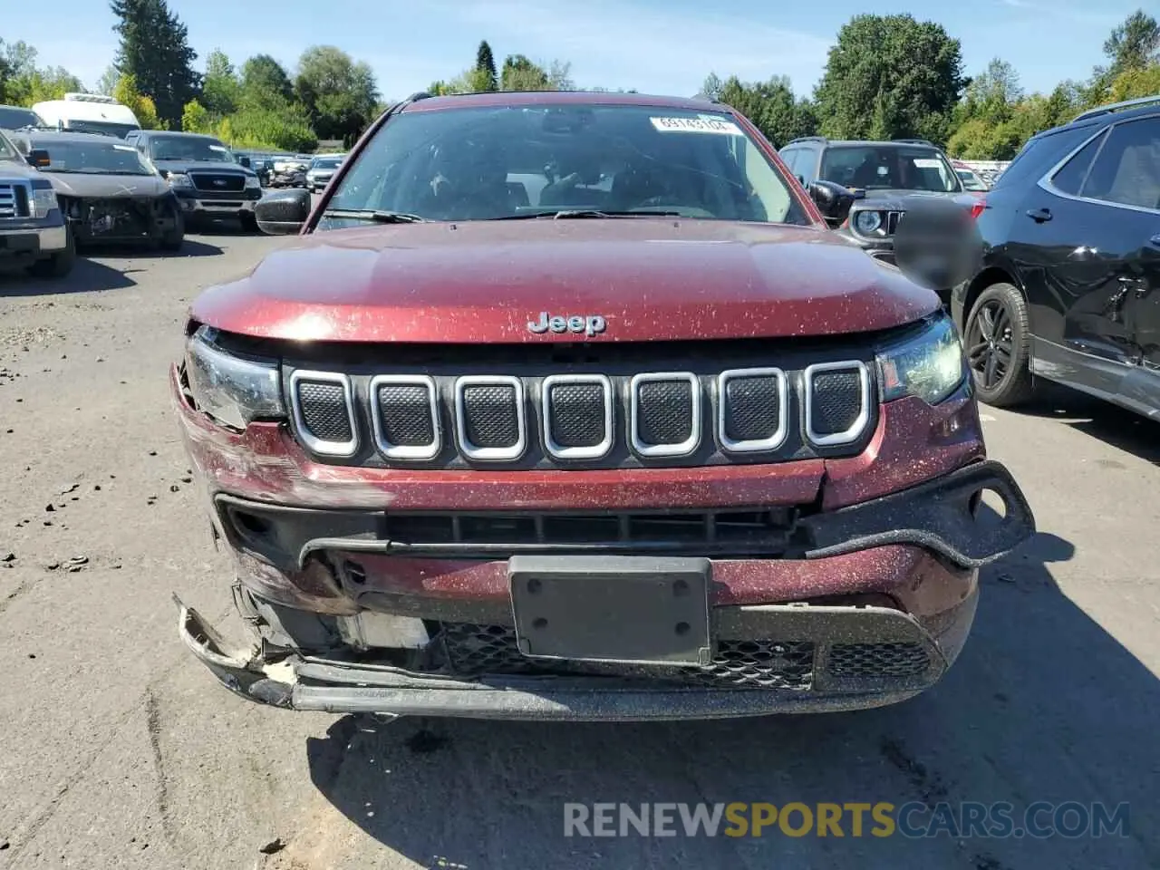 5 Photograph of a damaged car 3C4NJDFB8NT157868 JEEP COMPASS 2022