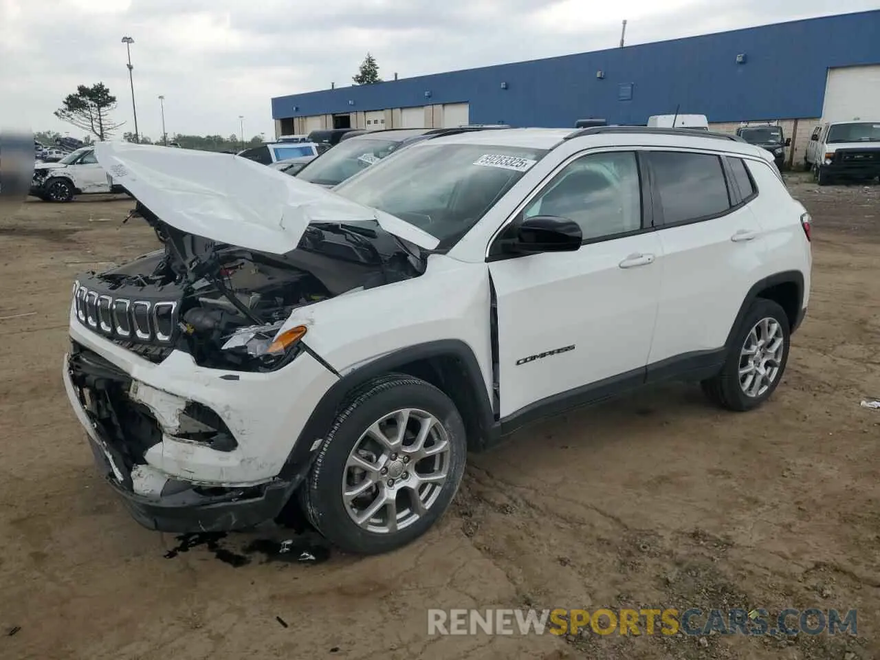 1 Photograph of a damaged car 3C4NJDFB8NT208723 JEEP COMPASS 2022