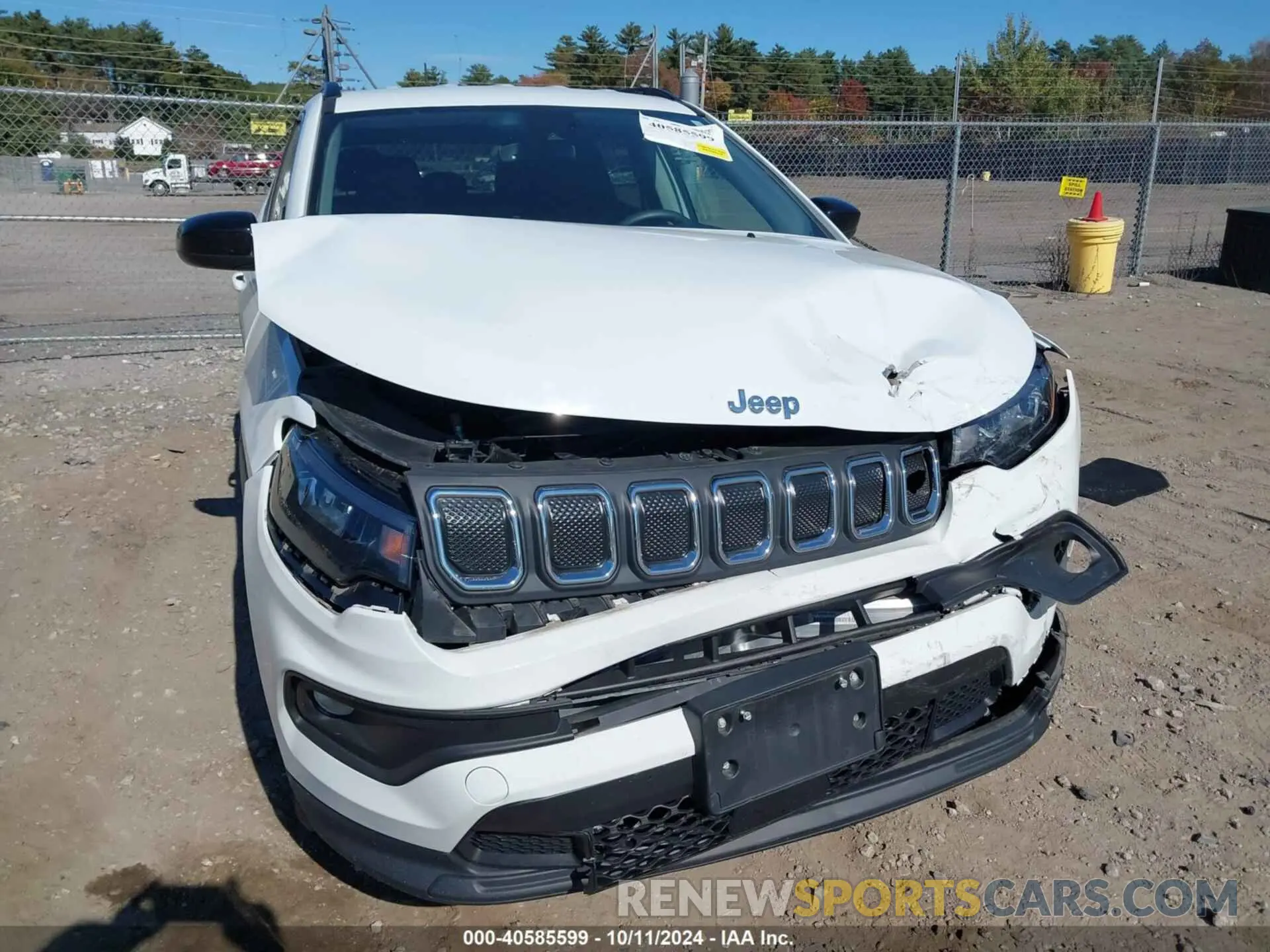 1 Photograph of a damaged car 3C4NJDFB9NT222730 JEEP COMPASS 2022