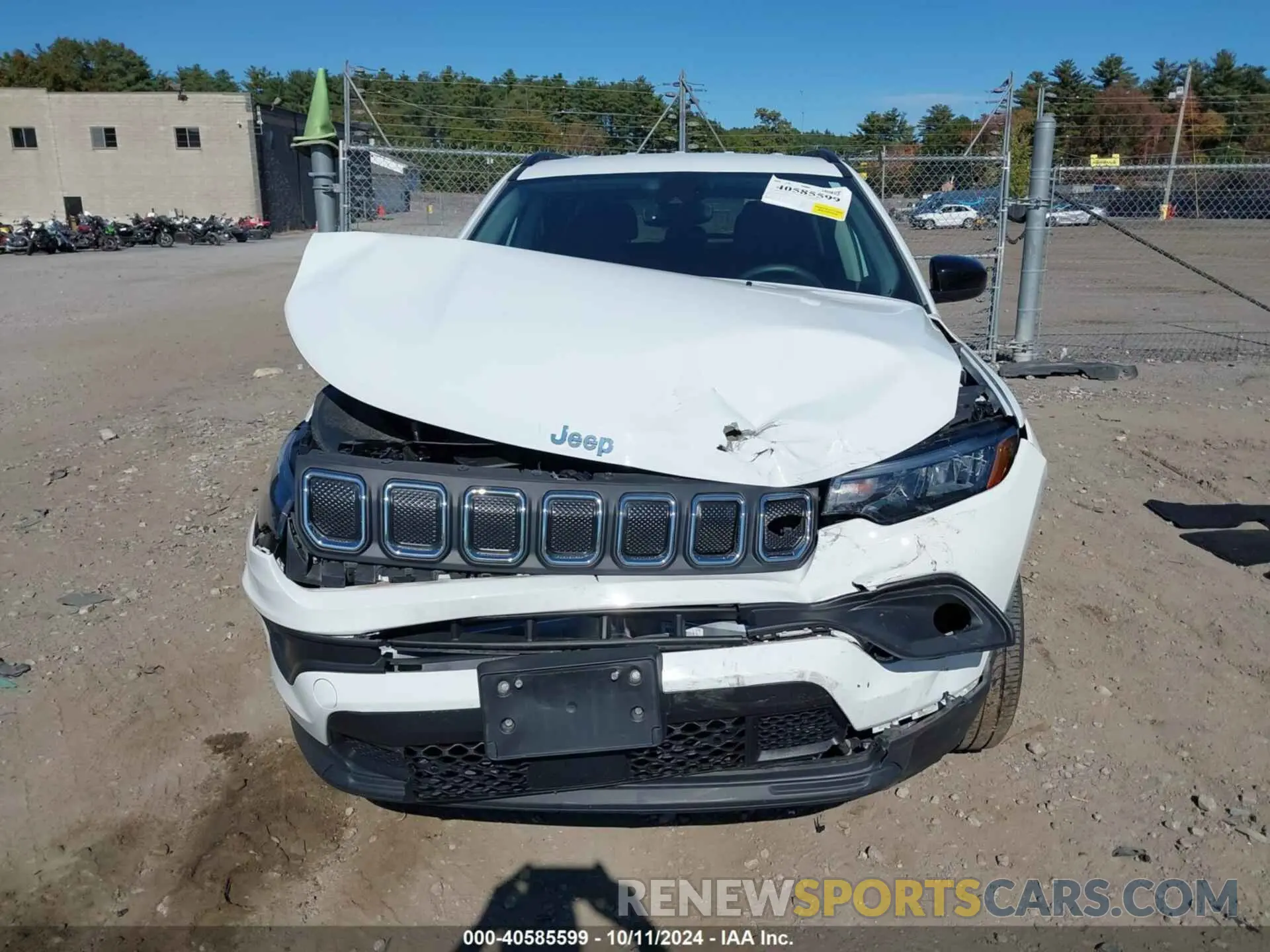 12 Photograph of a damaged car 3C4NJDFB9NT222730 JEEP COMPASS 2022