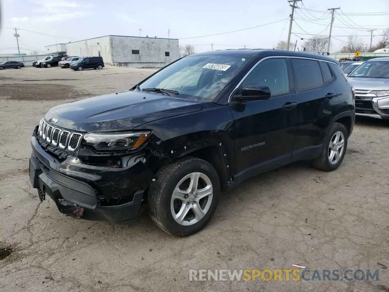 1 Photograph of a damaged car 3C4NJDAN0PT570999 JEEP COMPASS 2023
