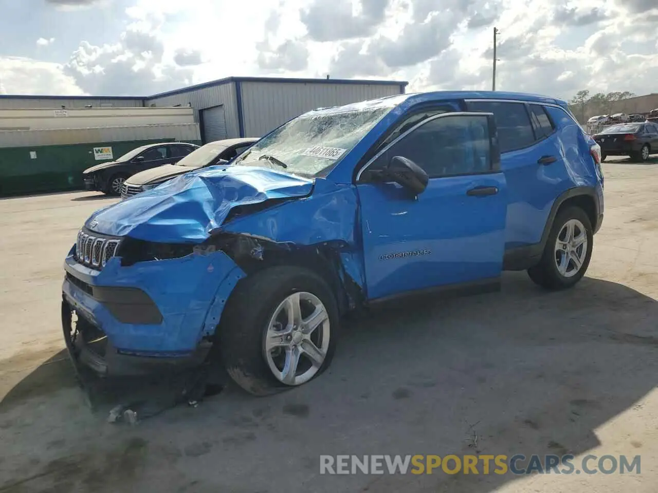 1 Photograph of a damaged car 3C4NJDAN2PT510755 JEEP COMPASS 2023