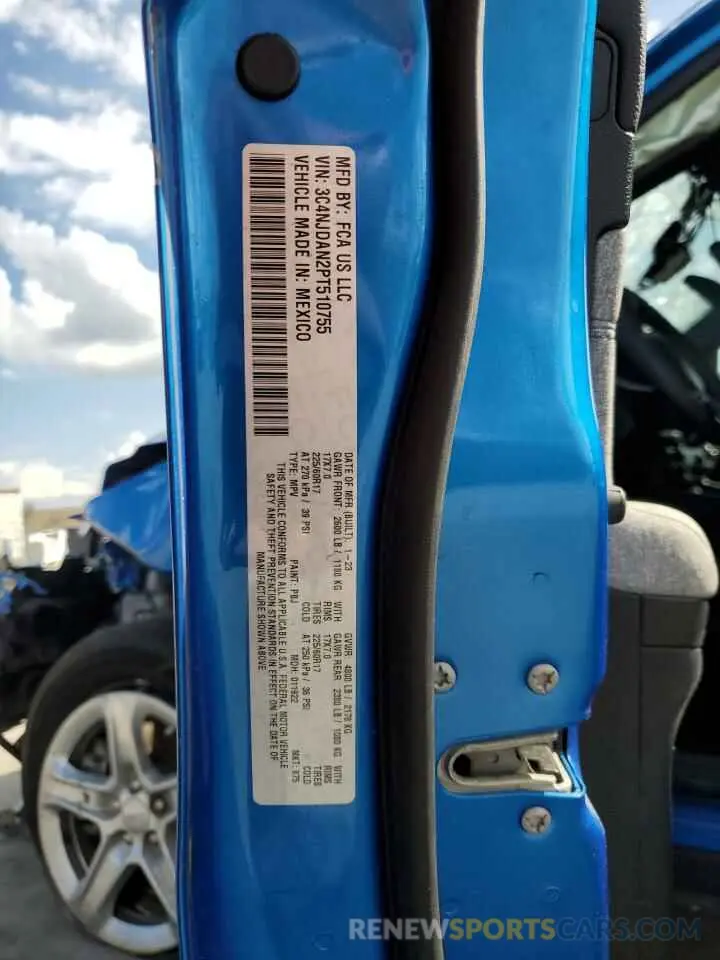 13 Photograph of a damaged car 3C4NJDAN2PT510755 JEEP COMPASS 2023