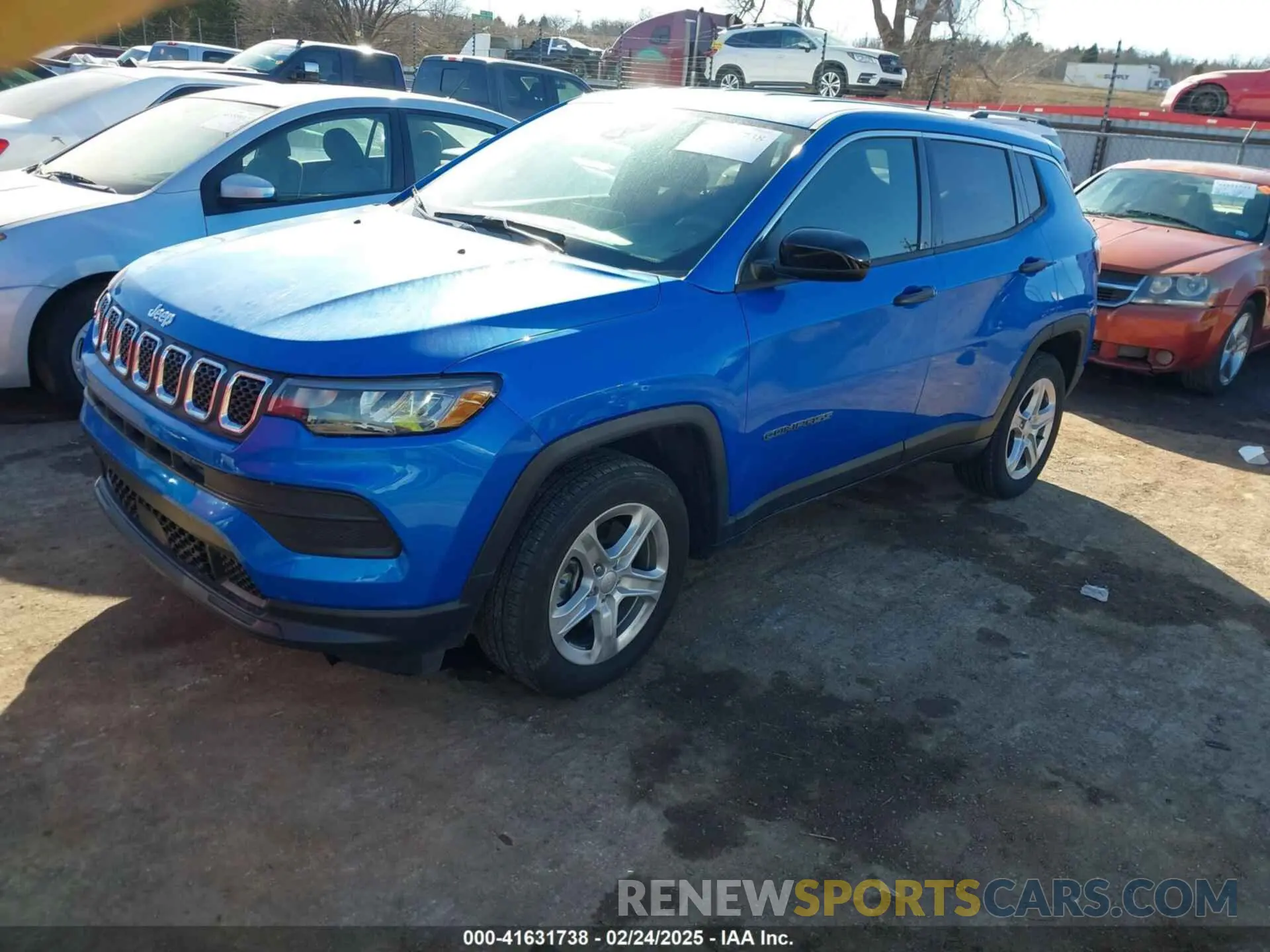 2 Photograph of a damaged car 3C4NJDAN6PT548943 JEEP COMPASS 2023