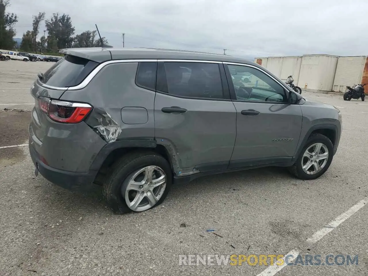 3 Photograph of a damaged car 3C4NJDAN8PT516673 JEEP COMPASS 2023