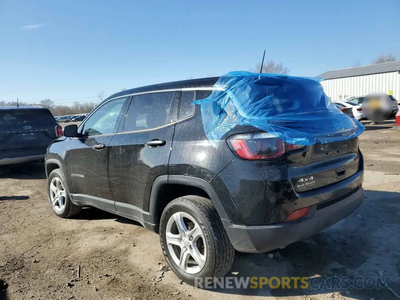 2 Photograph of a damaged car 3C4NJDAN8PT531917 JEEP COMPASS 2023