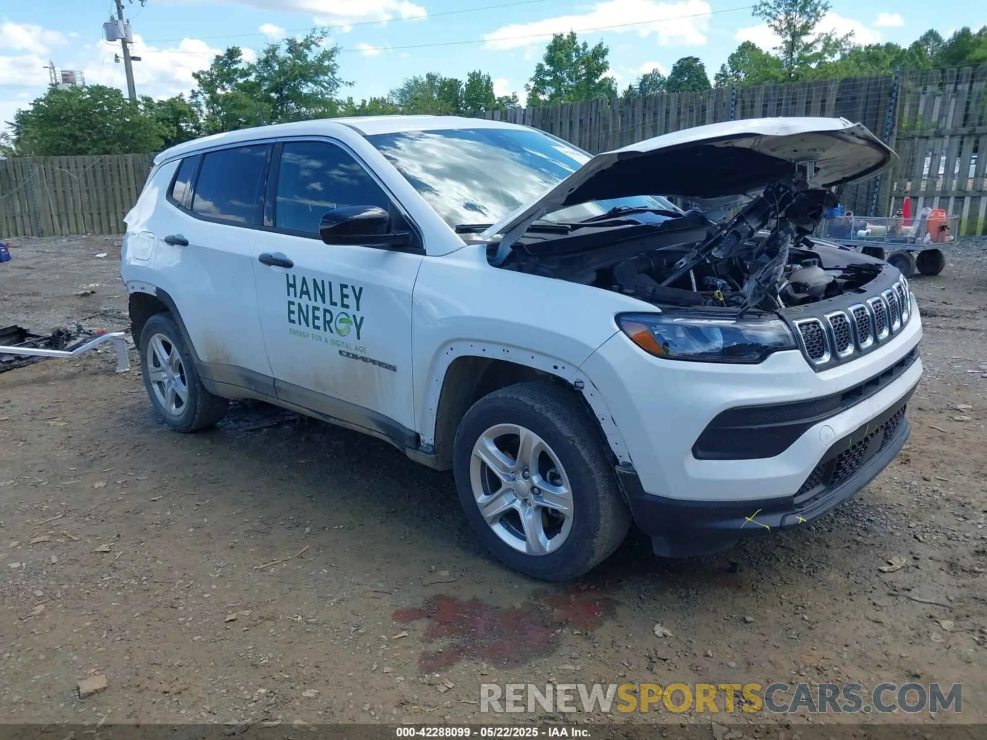 1 Photograph of a damaged car 3C4NJDAN8PT558325 JEEP COMPASS 2023