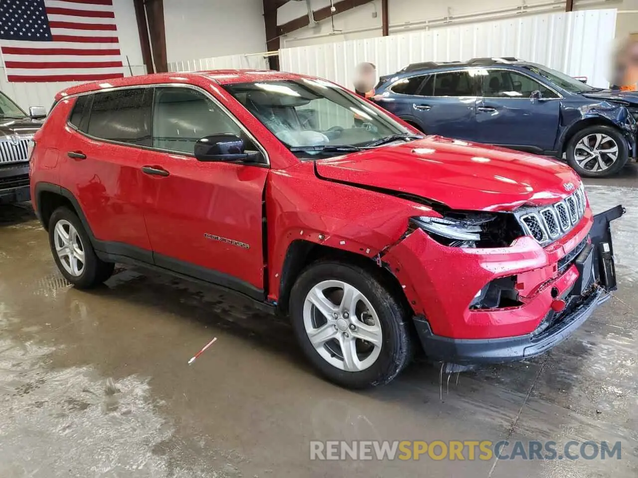 4 Photograph of a damaged car 3C4NJDANXPT537086 JEEP COMPASS 2023