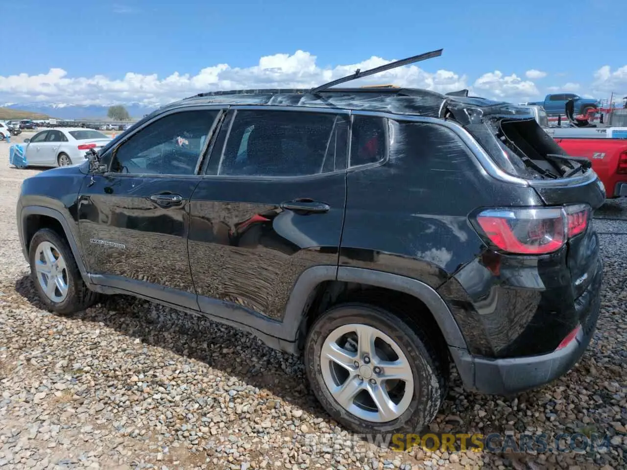 2 Photograph of a damaged car 3C4NJDBN0PT509800 JEEP COMPASS 2023