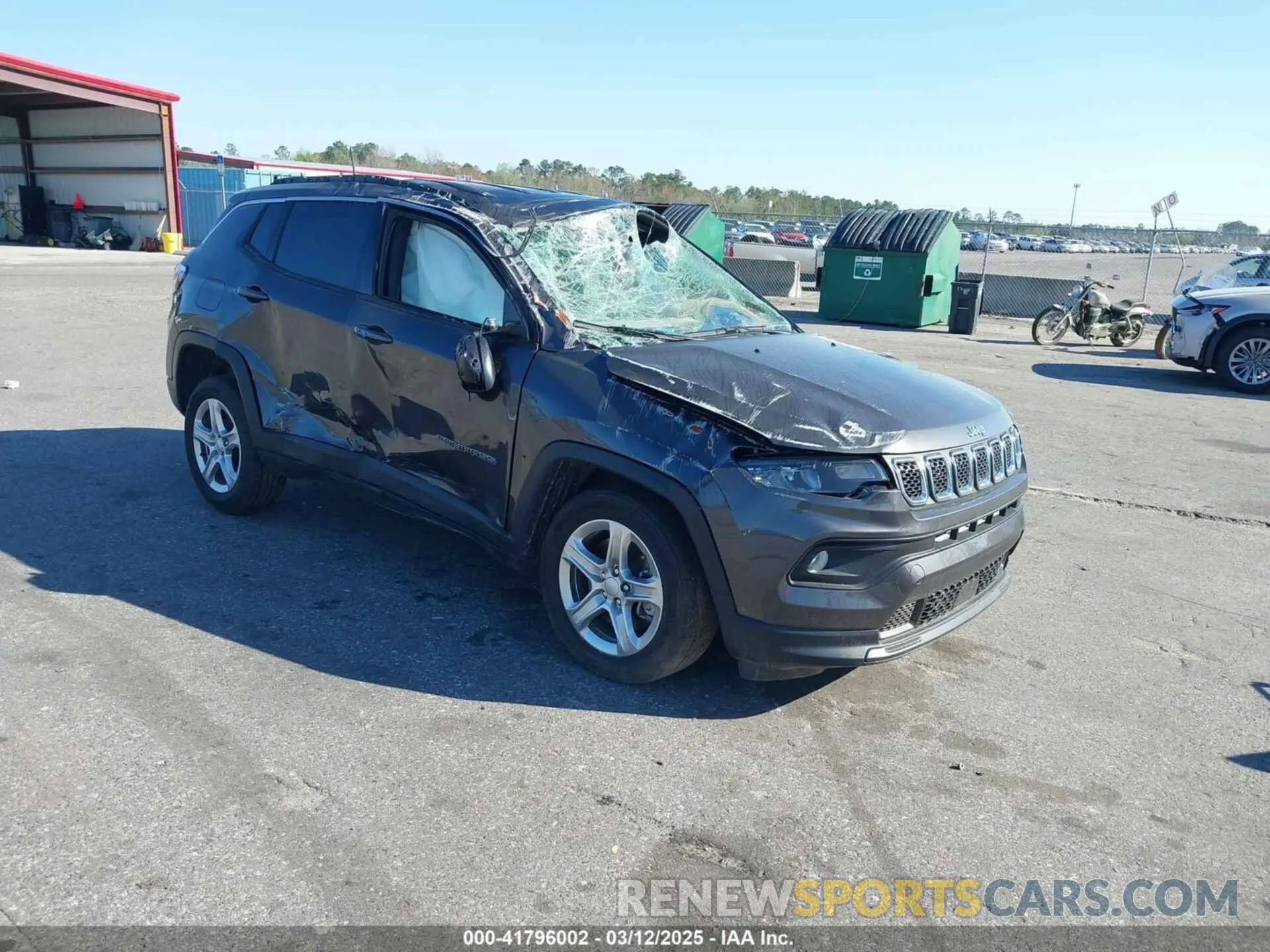 1 Photograph of a damaged car 3C4NJDBN1PT543129 JEEP COMPASS 2023