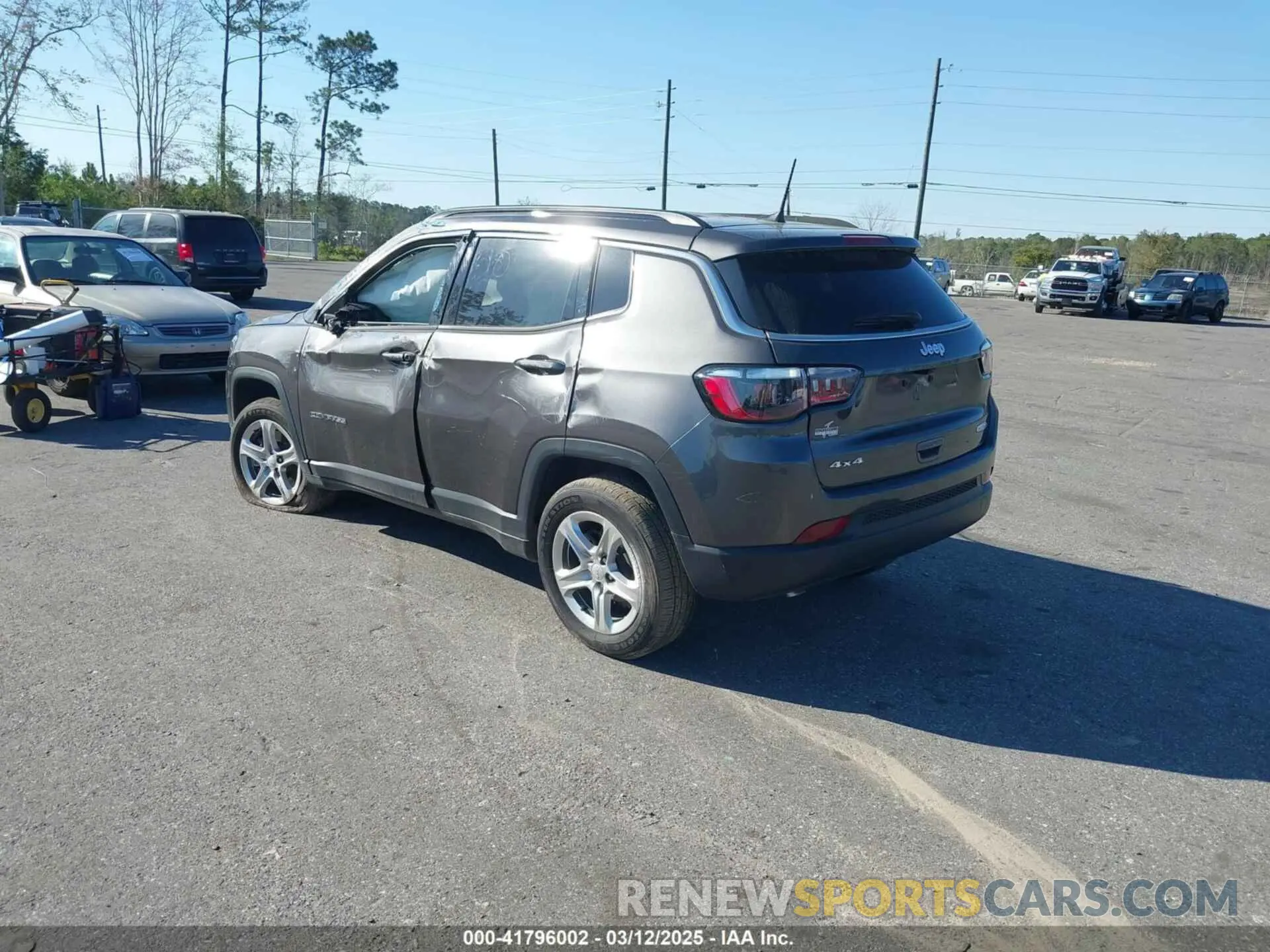 3 Photograph of a damaged car 3C4NJDBN1PT543129 JEEP COMPASS 2023