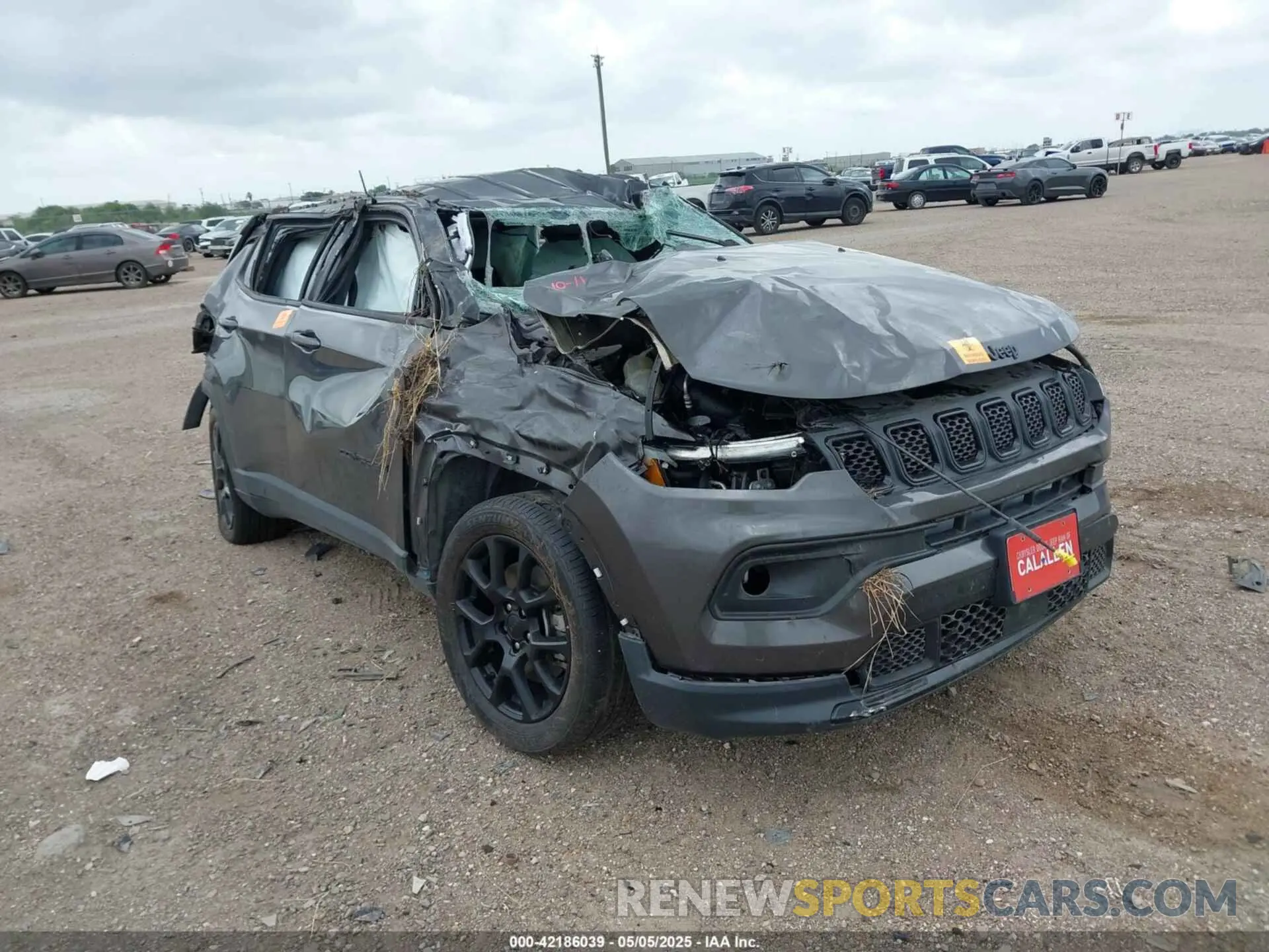 1 Photograph of a damaged car 3C4NJDBN2PT503268 JEEP COMPASS 2023