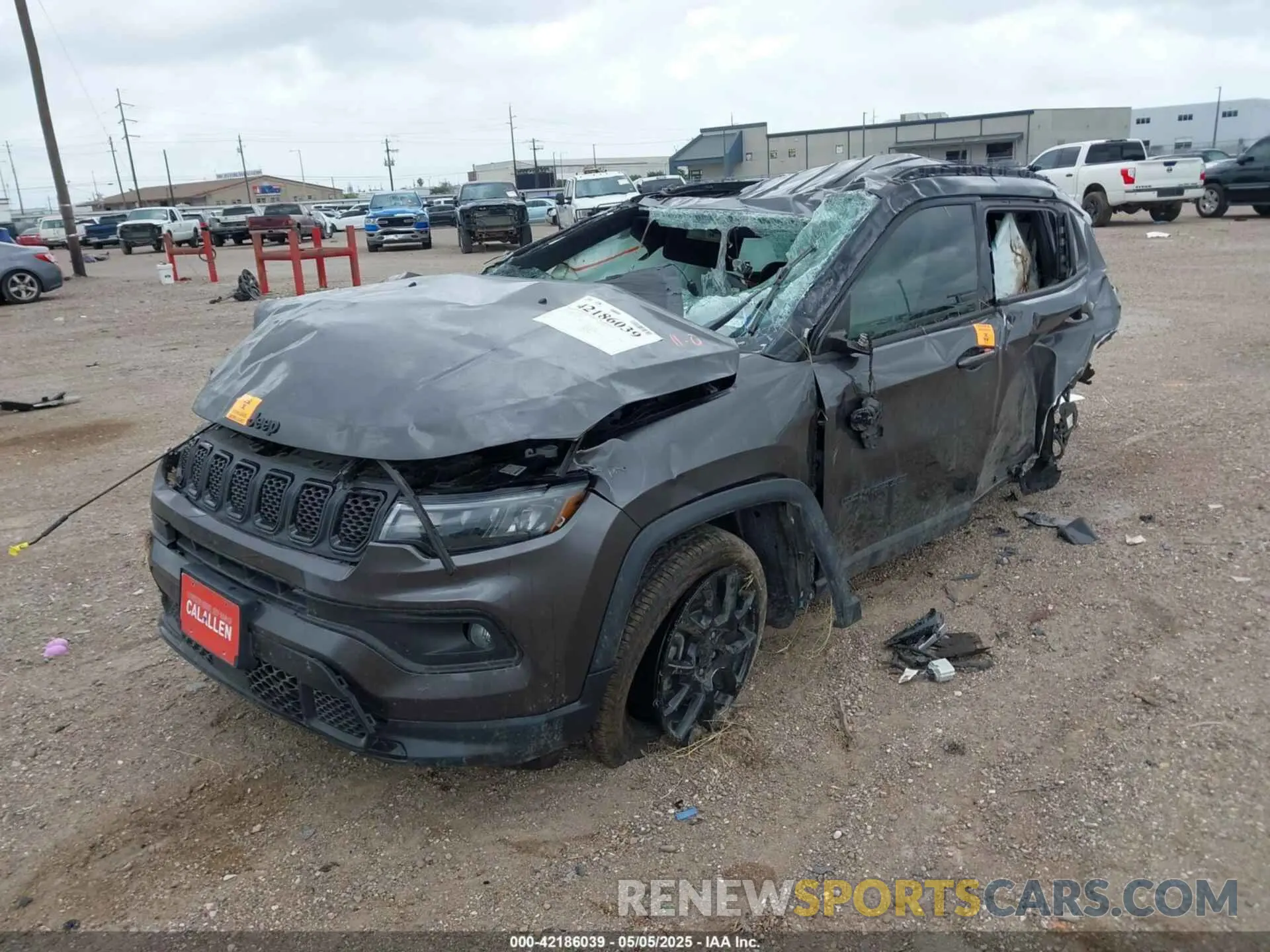 2 Photograph of a damaged car 3C4NJDBN2PT503268 JEEP COMPASS 2023