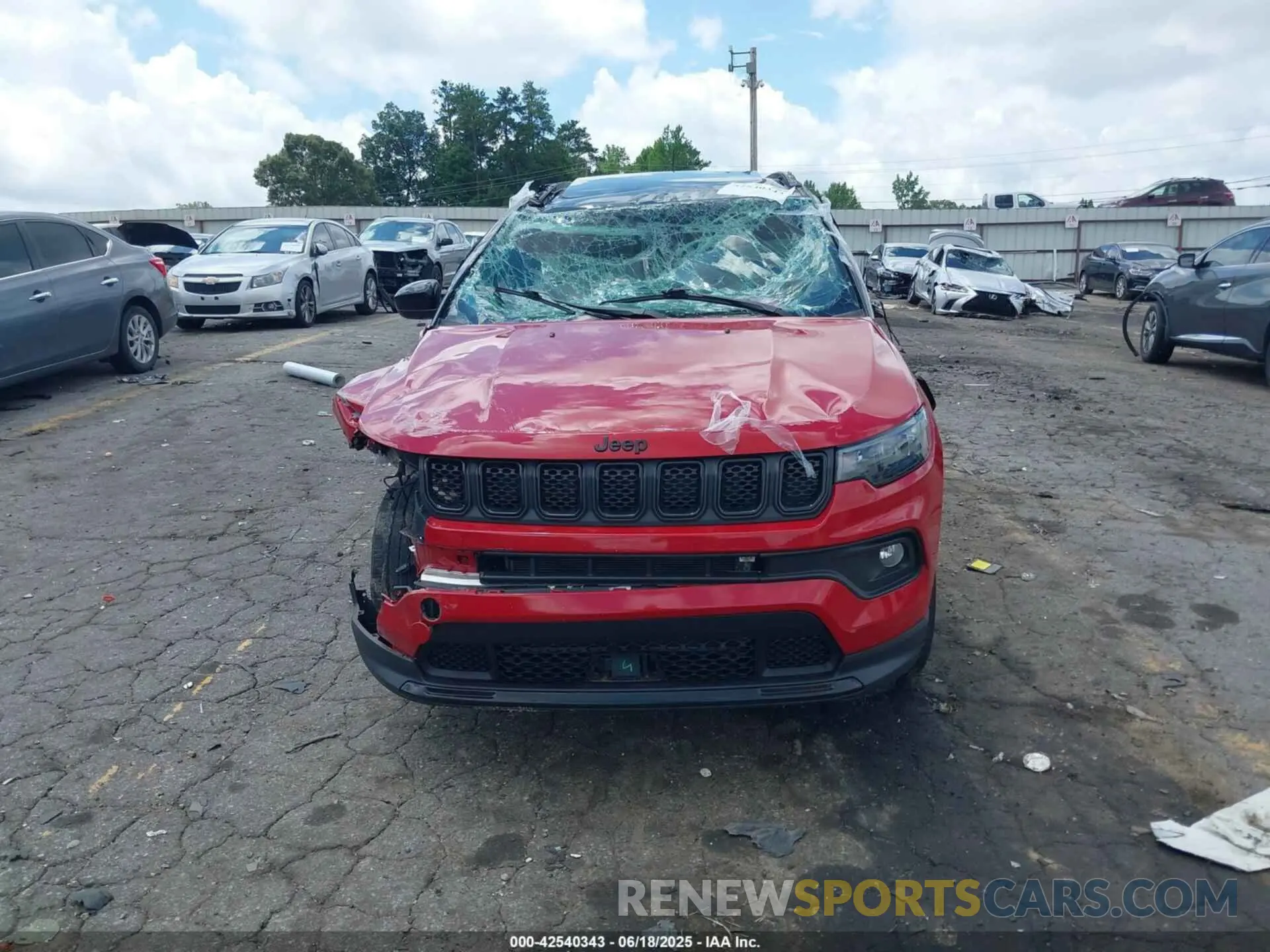 11 Photograph of a damaged car 3C4NJDBN2PT532561 JEEP COMPASS 2023