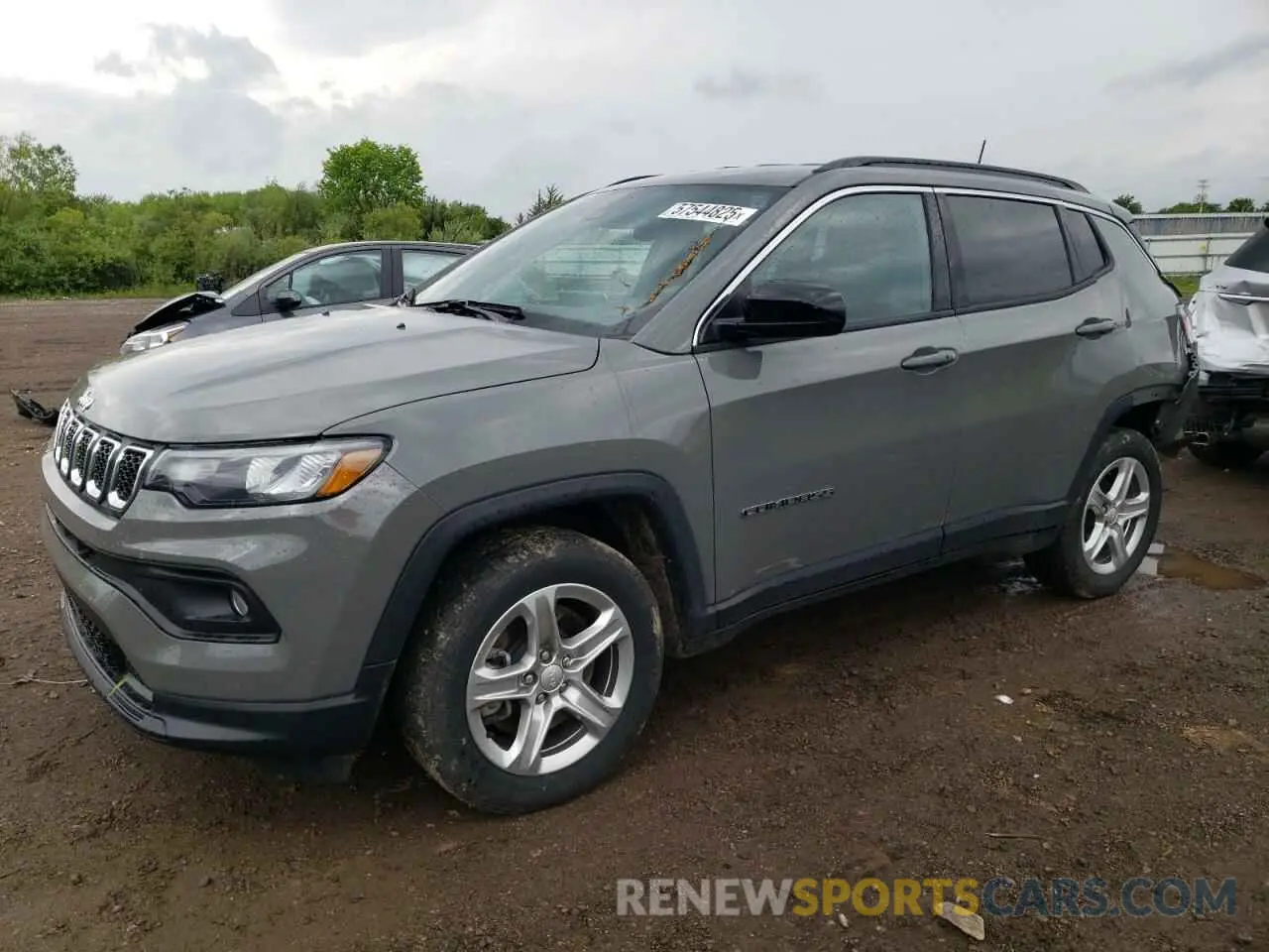 1 Photograph of a damaged car 3C4NJDBN2PT550624 JEEP COMPASS 2023