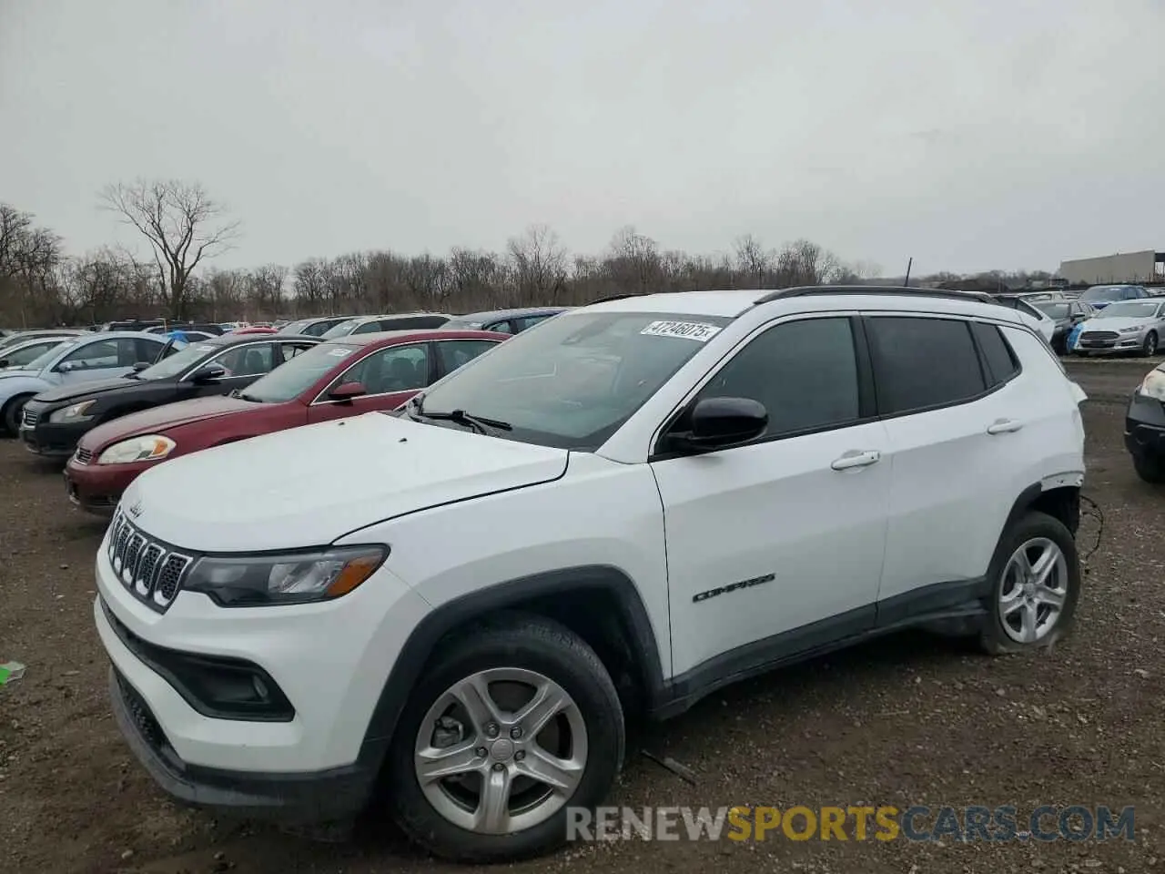 1 Photograph of a damaged car 3C4NJDBN2PT552700 JEEP COMPASS 2023