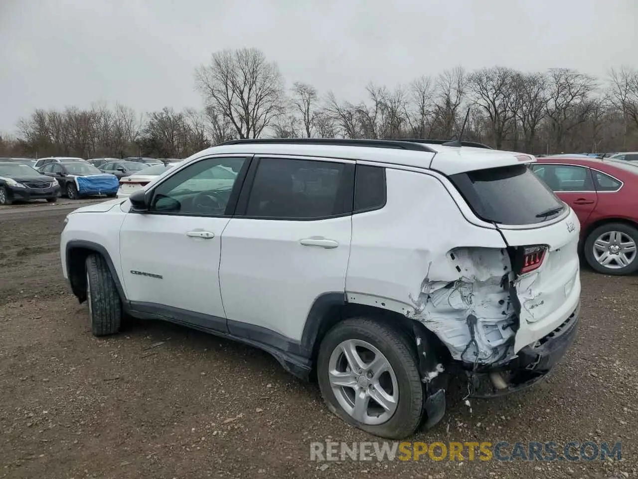 2 Photograph of a damaged car 3C4NJDBN2PT552700 JEEP COMPASS 2023