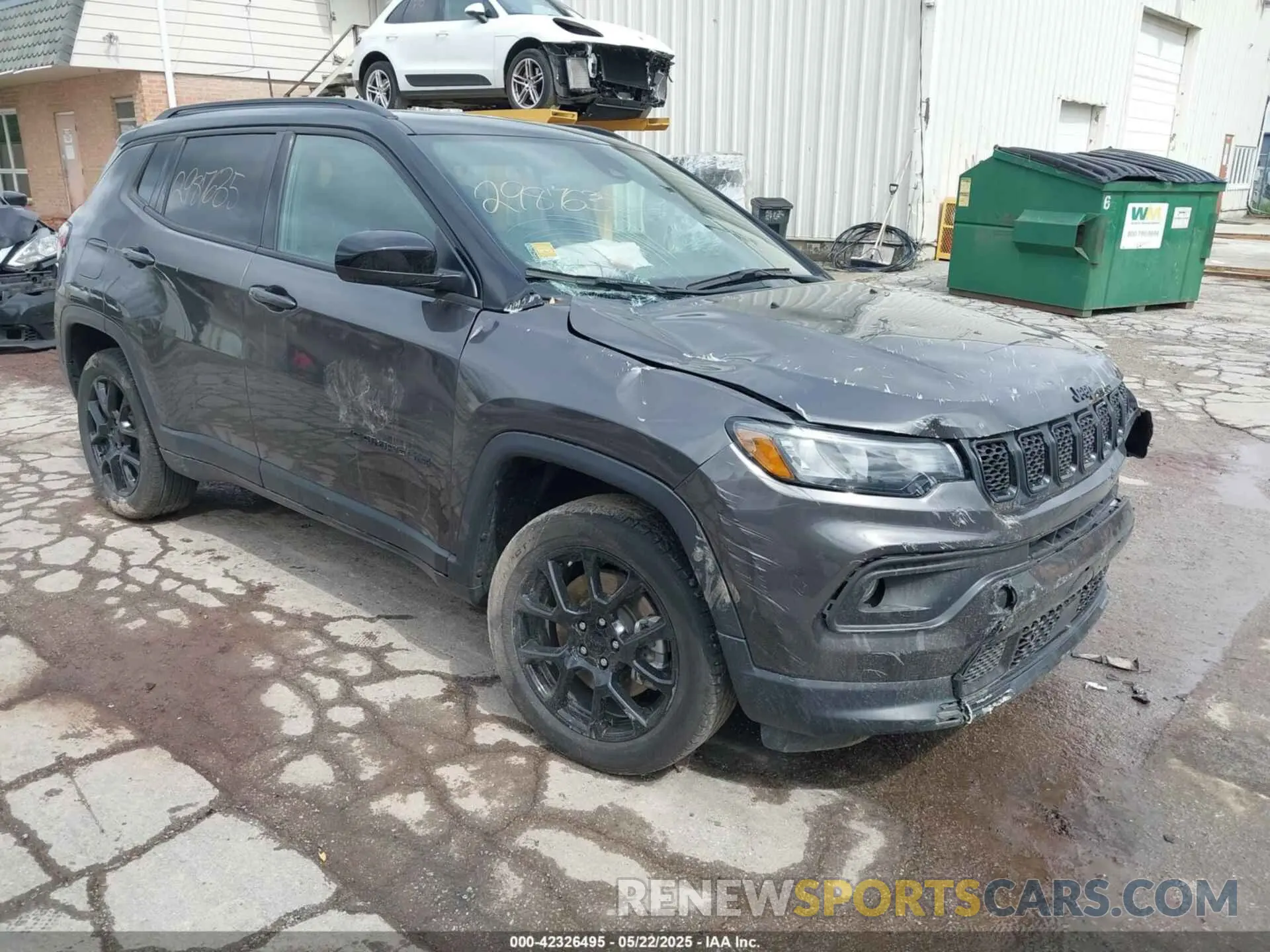 1 Photograph of a damaged car 3C4NJDBN3PT529975 JEEP COMPASS 2023