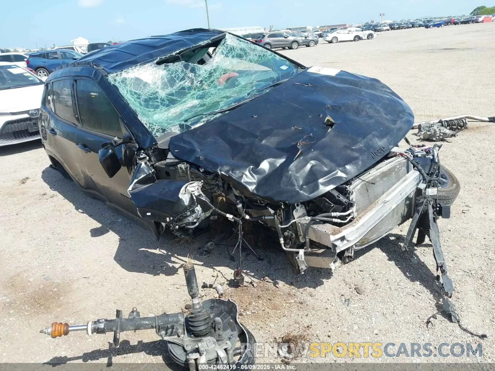 1 Photograph of a damaged car 3C4NJDBN3PT549241 JEEP COMPASS 2023