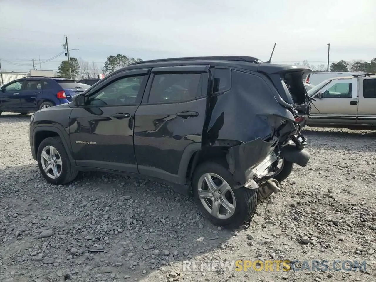 2 Photograph of a damaged car 3C4NJDBN4PT544548 JEEP COMPASS 2023