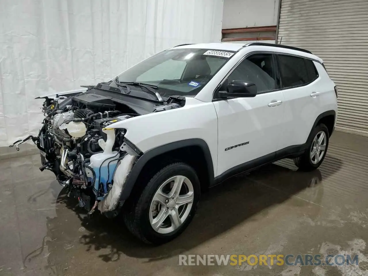 1 Photograph of a damaged car 3C4NJDBN4PT553315 JEEP COMPASS 2023