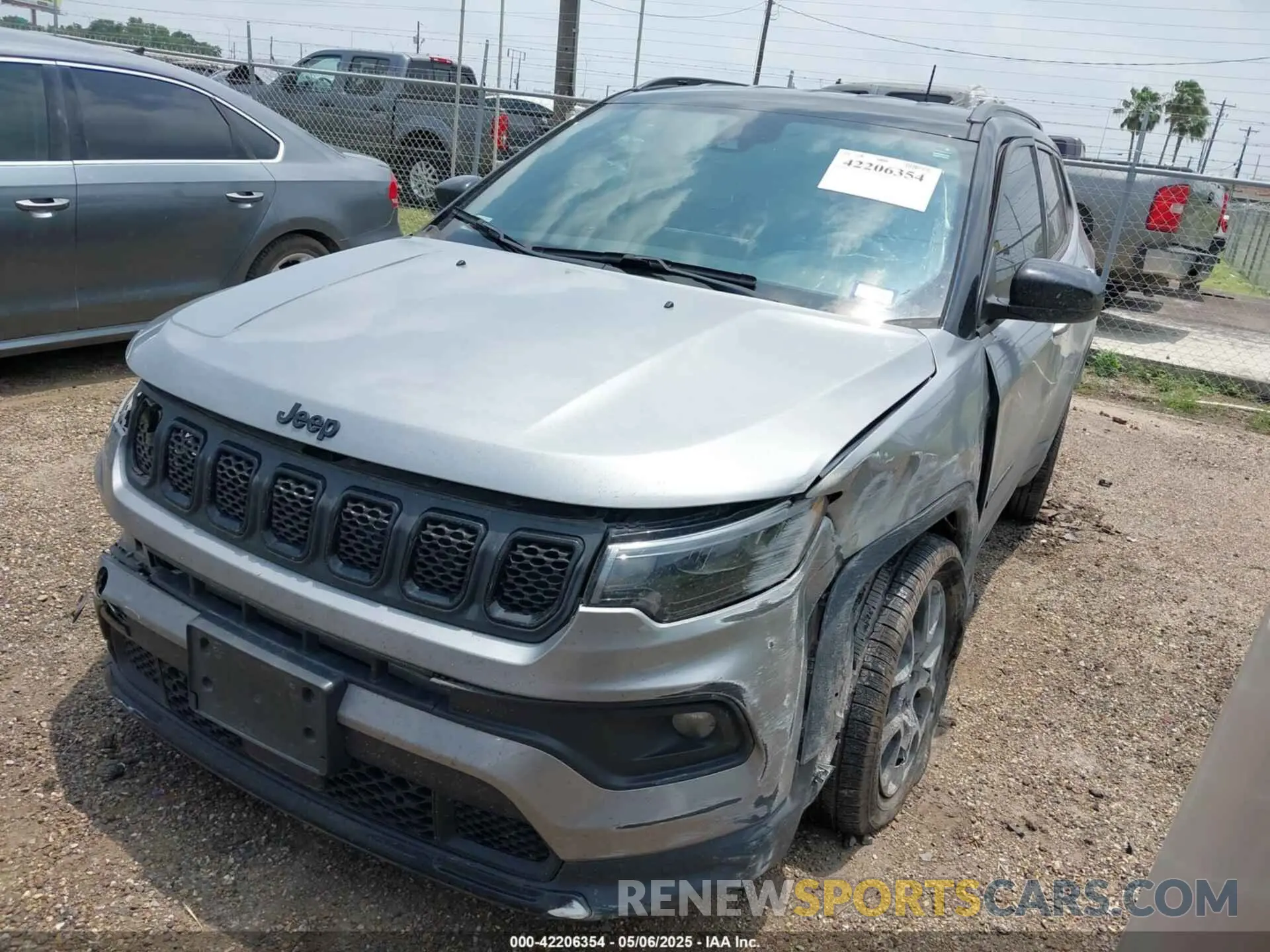 2 Photograph of a damaged car 3C4NJDBN5PT509999 JEEP COMPASS 2023