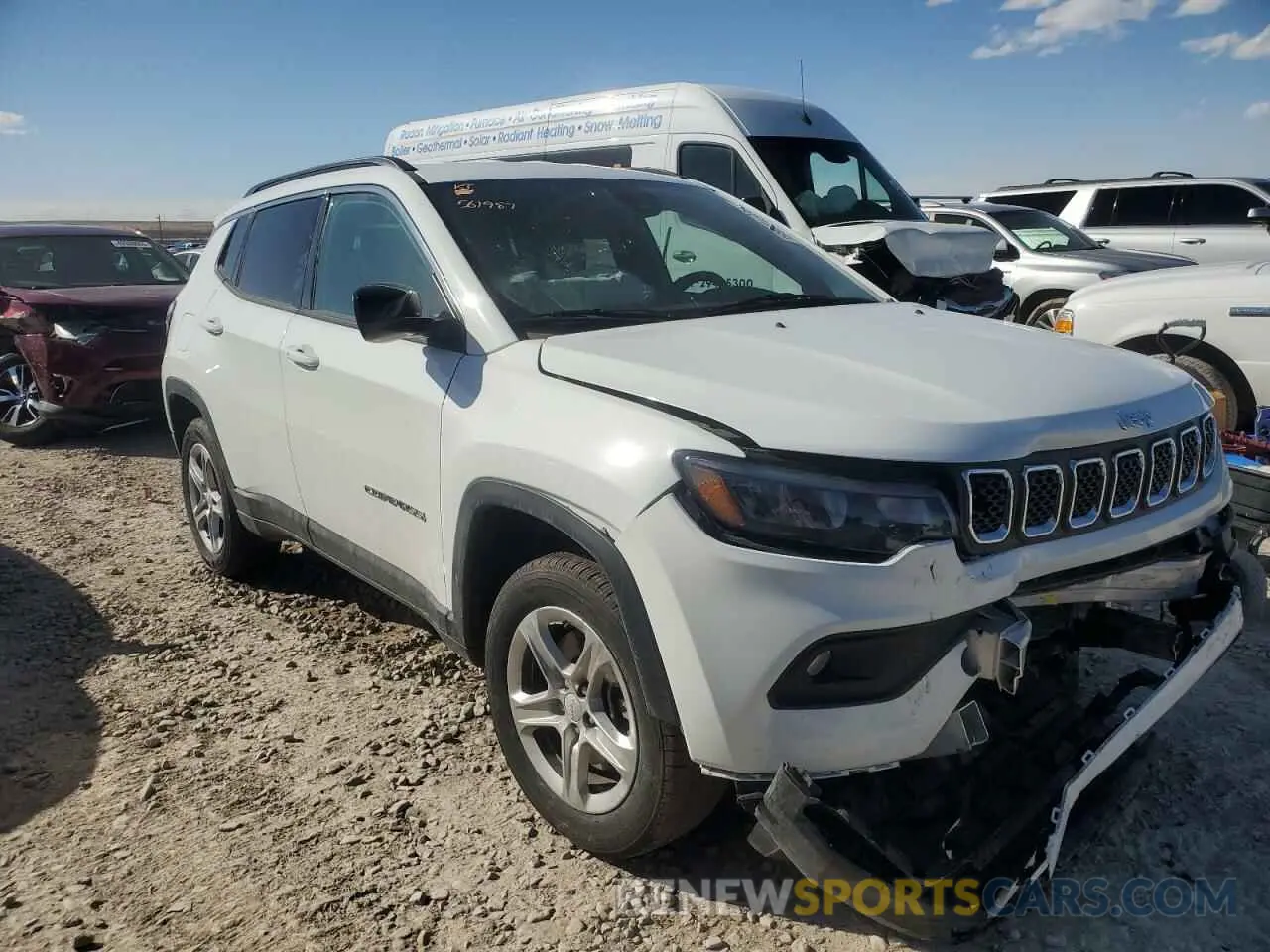 4 Photograph of a damaged car 3C4NJDBN5PT561987 JEEP COMPASS 2023