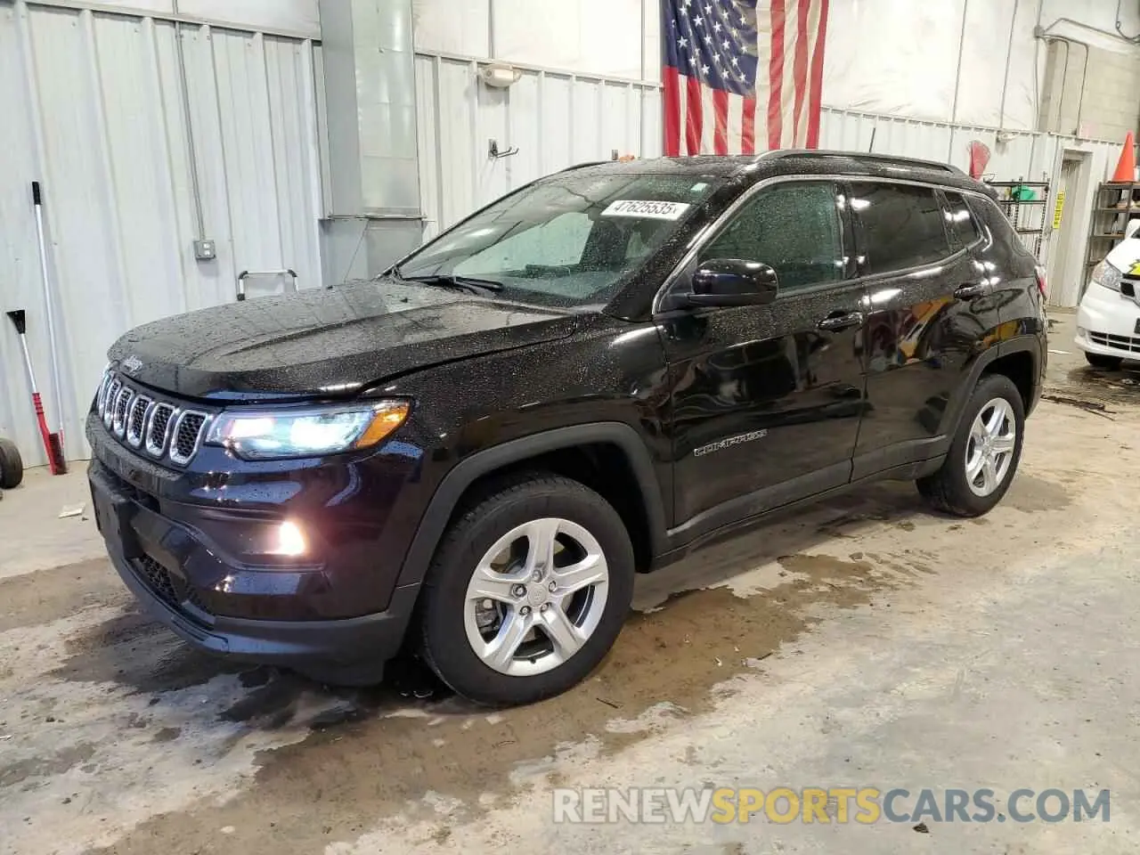 1 Photograph of a damaged car 3C4NJDBN6PT500602 JEEP COMPASS 2023