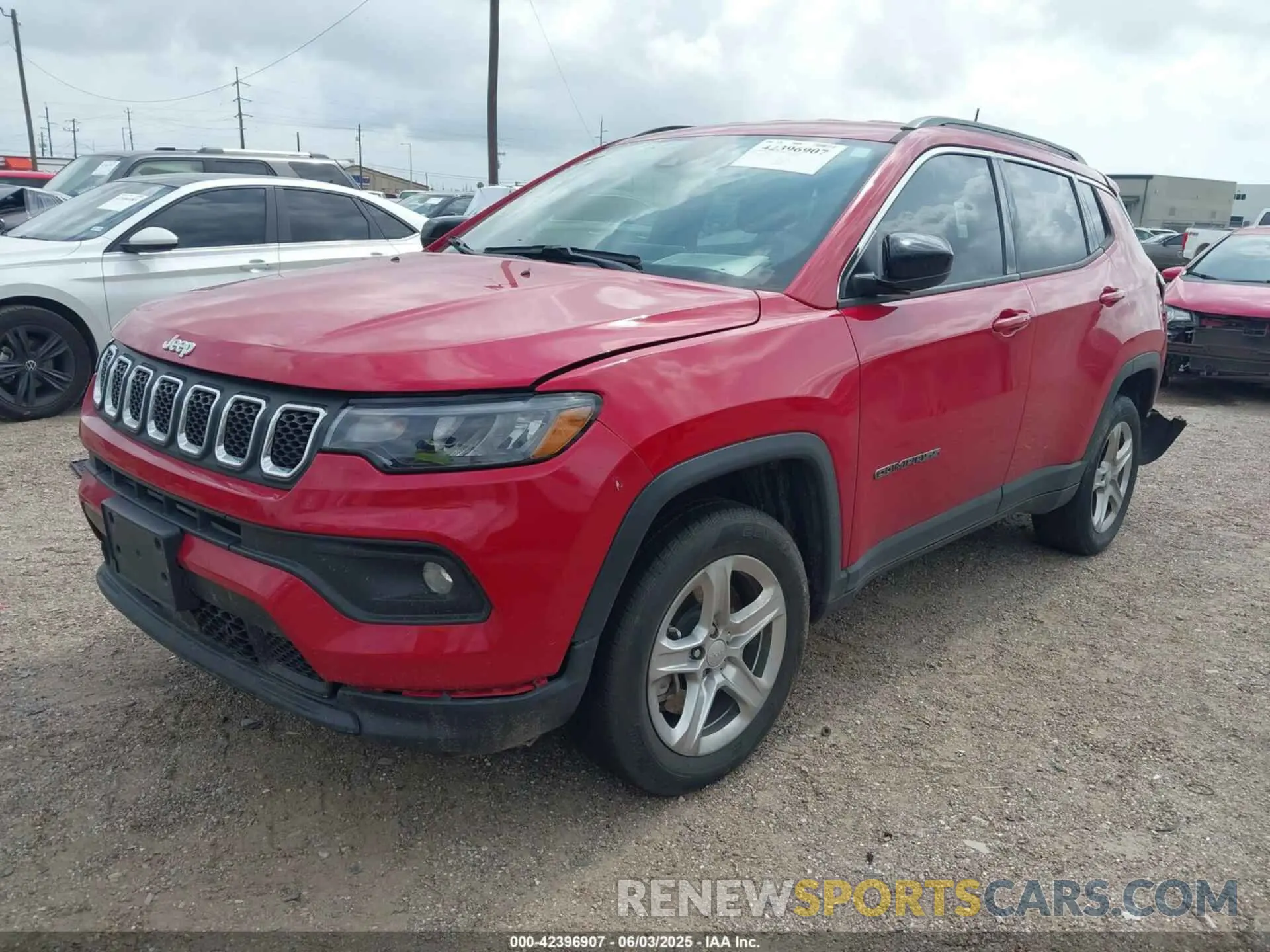 2 Photograph of a damaged car 3C4NJDBN6PT542039 JEEP COMPASS 2023