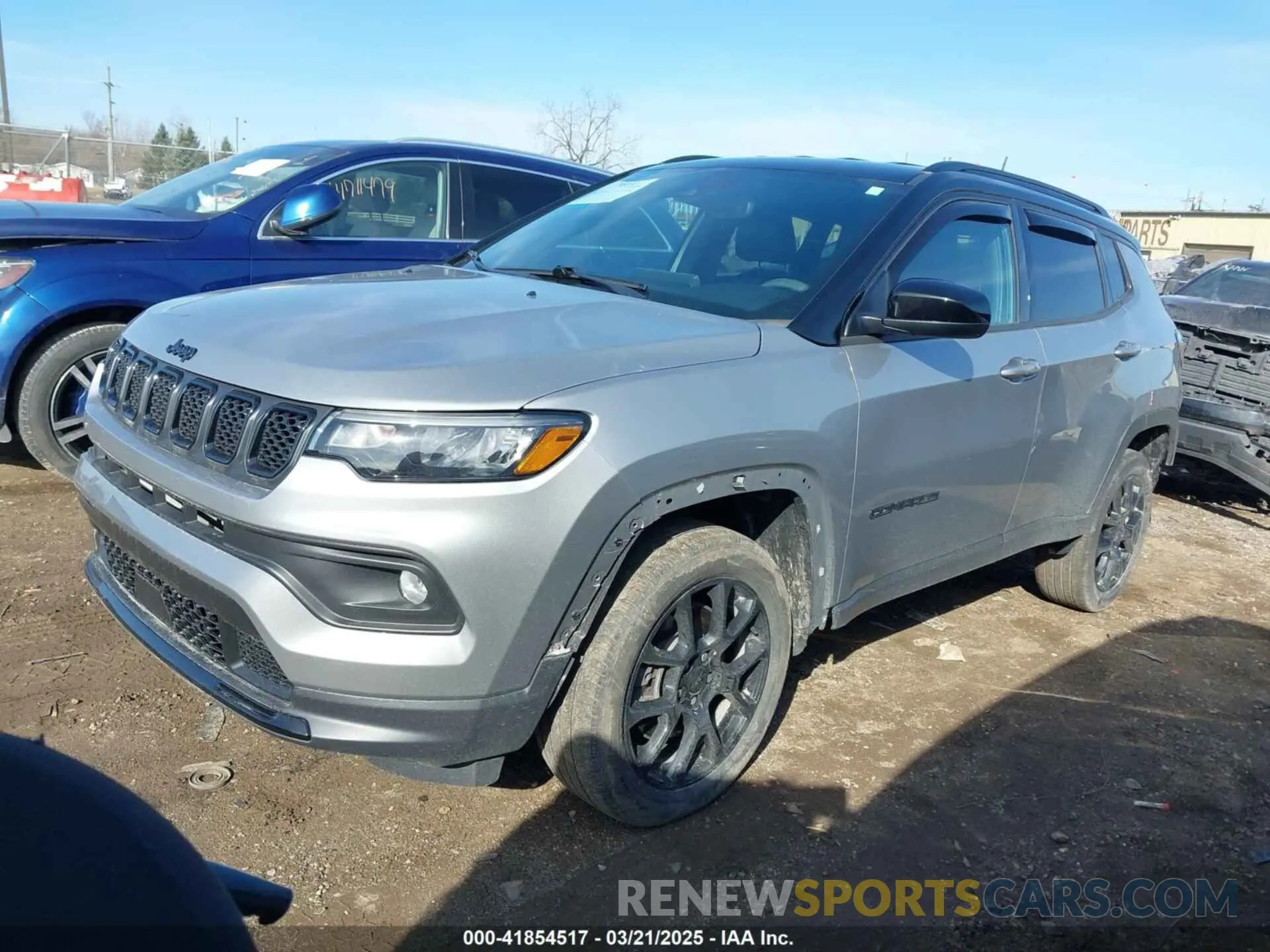 2 Photograph of a damaged car 3C4NJDBN7PT558797 JEEP COMPASS 2023