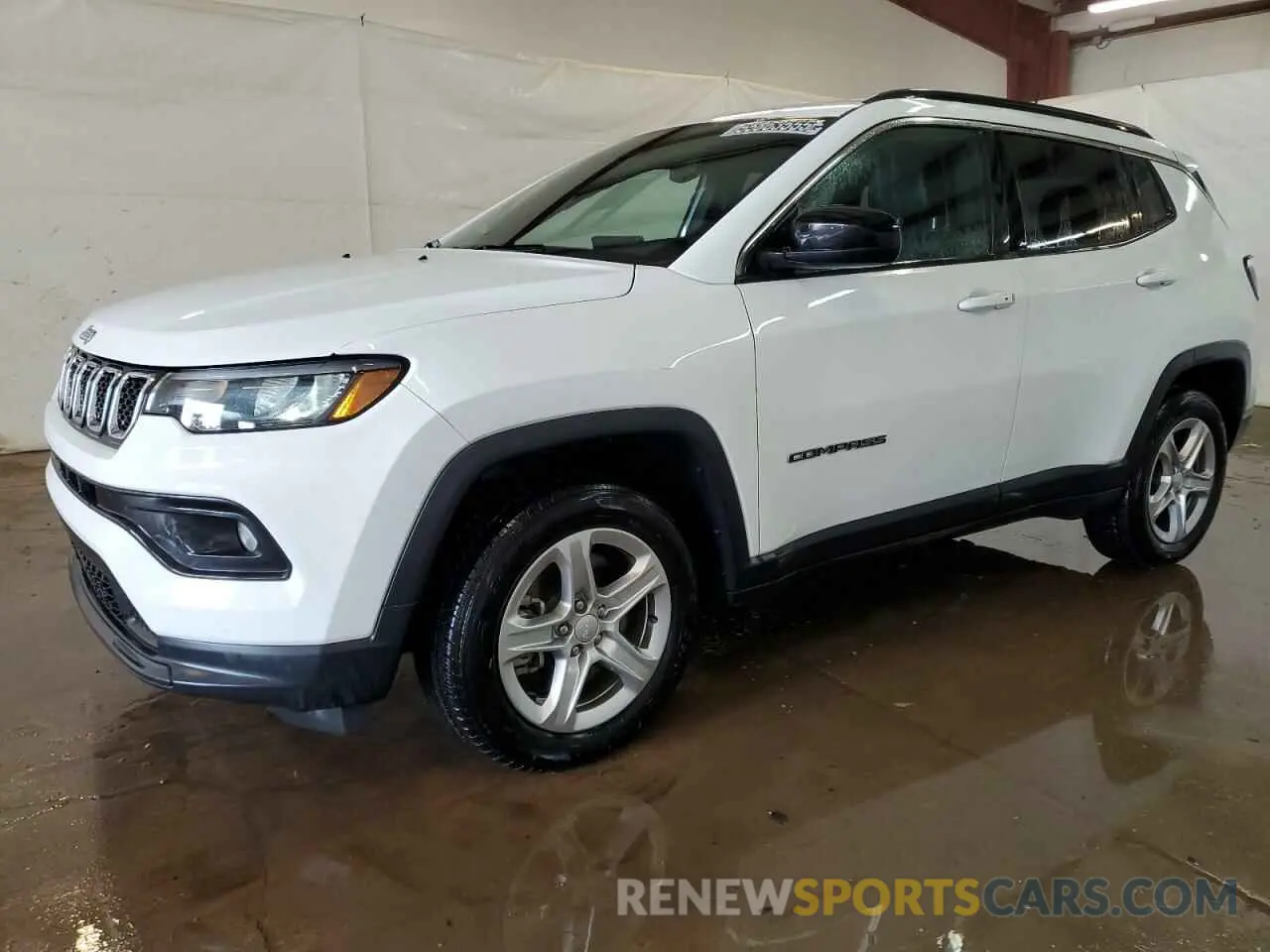 1 Photograph of a damaged car 3C4NJDBN7PT567001 JEEP COMPASS 2023