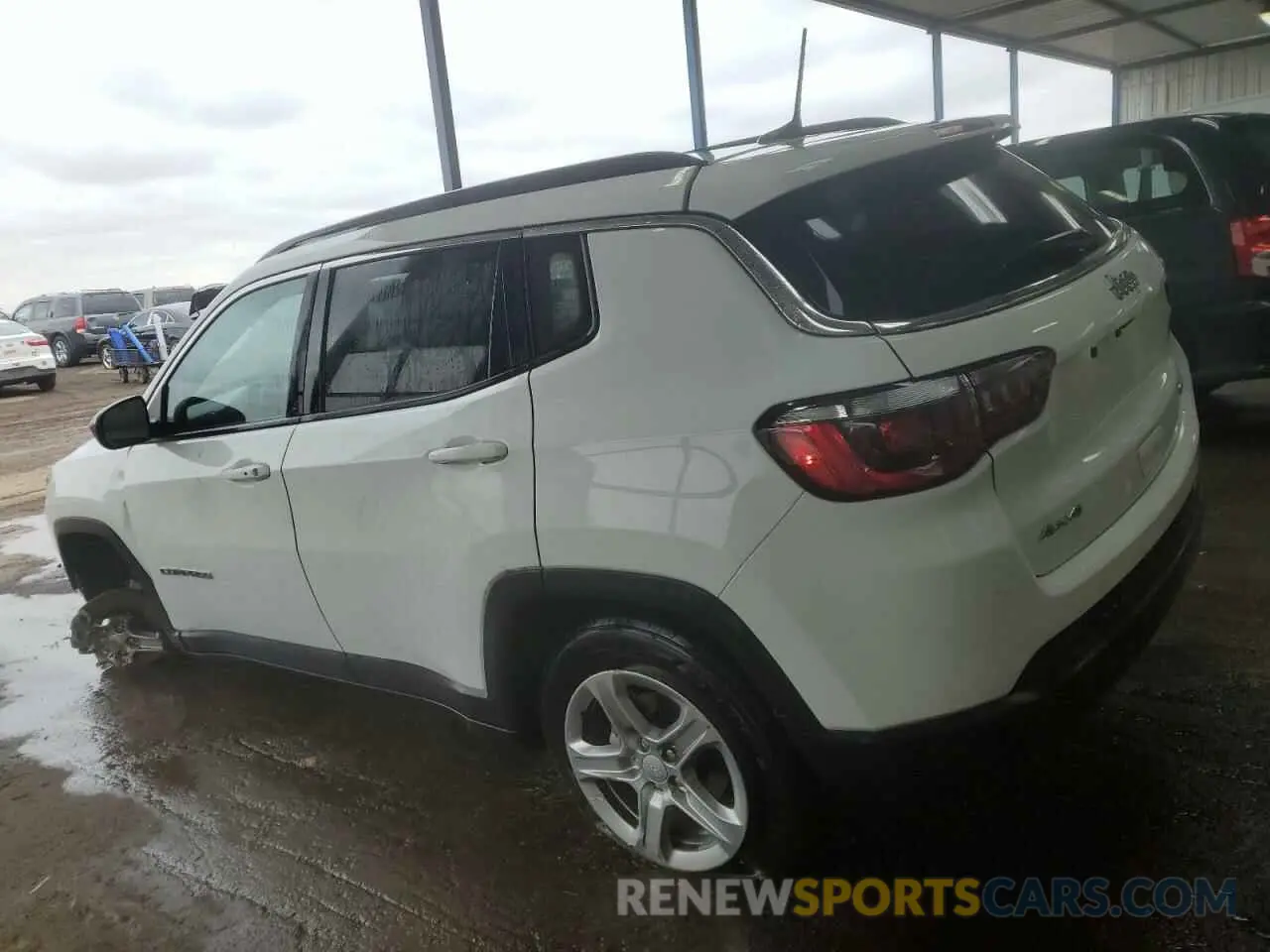 2 Photograph of a damaged car 3C4NJDBN7PT567015 JEEP COMPASS 2023