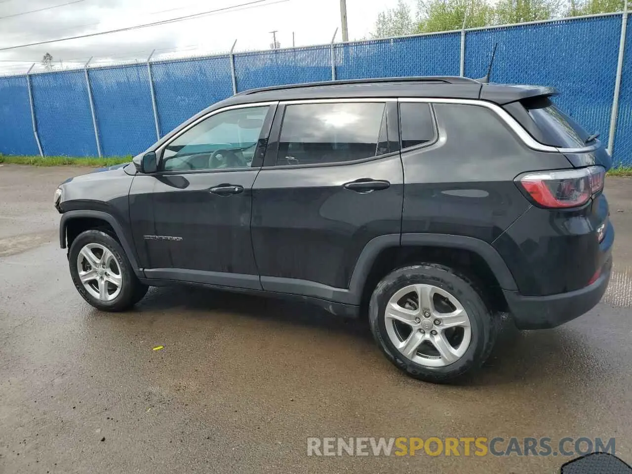 2 Photograph of a damaged car 3C4NJDBN8PT508751 JEEP COMPASS 2023