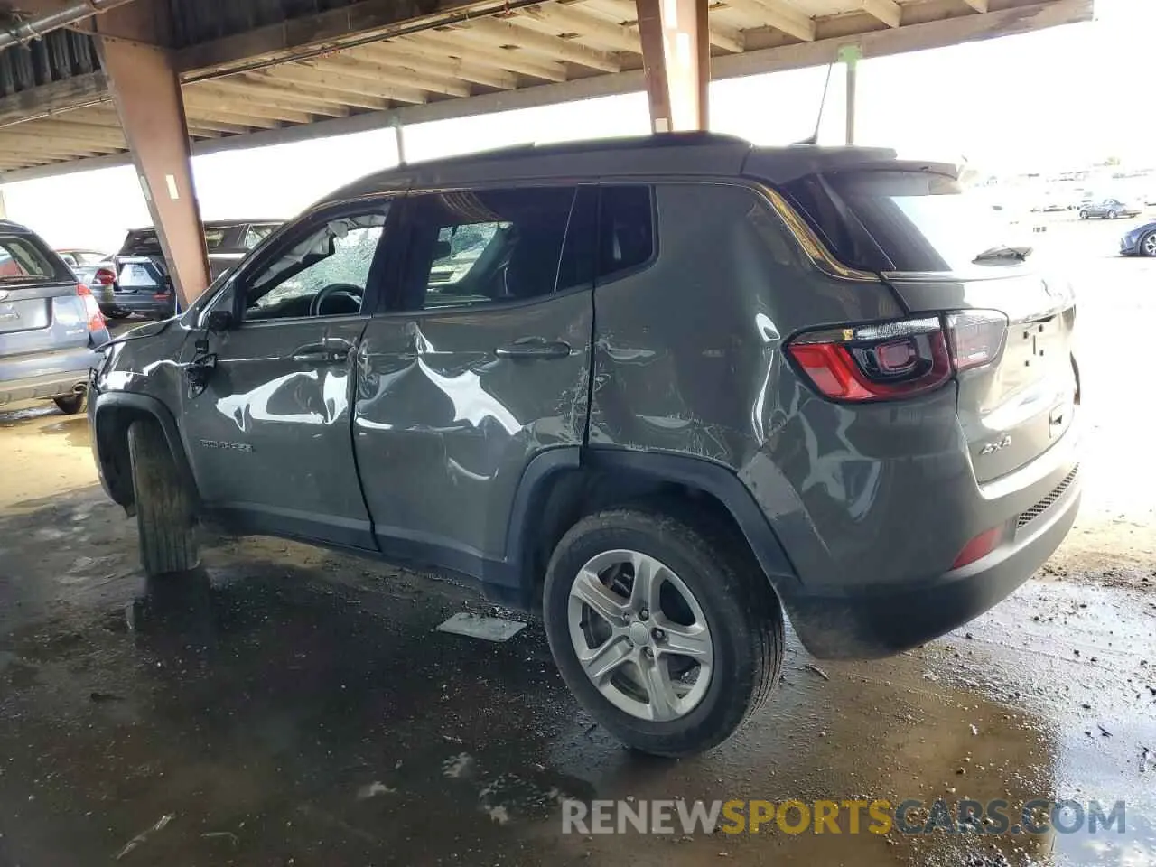 2 Photograph of a damaged car 3C4NJDBN8PT523721 JEEP COMPASS 2023
