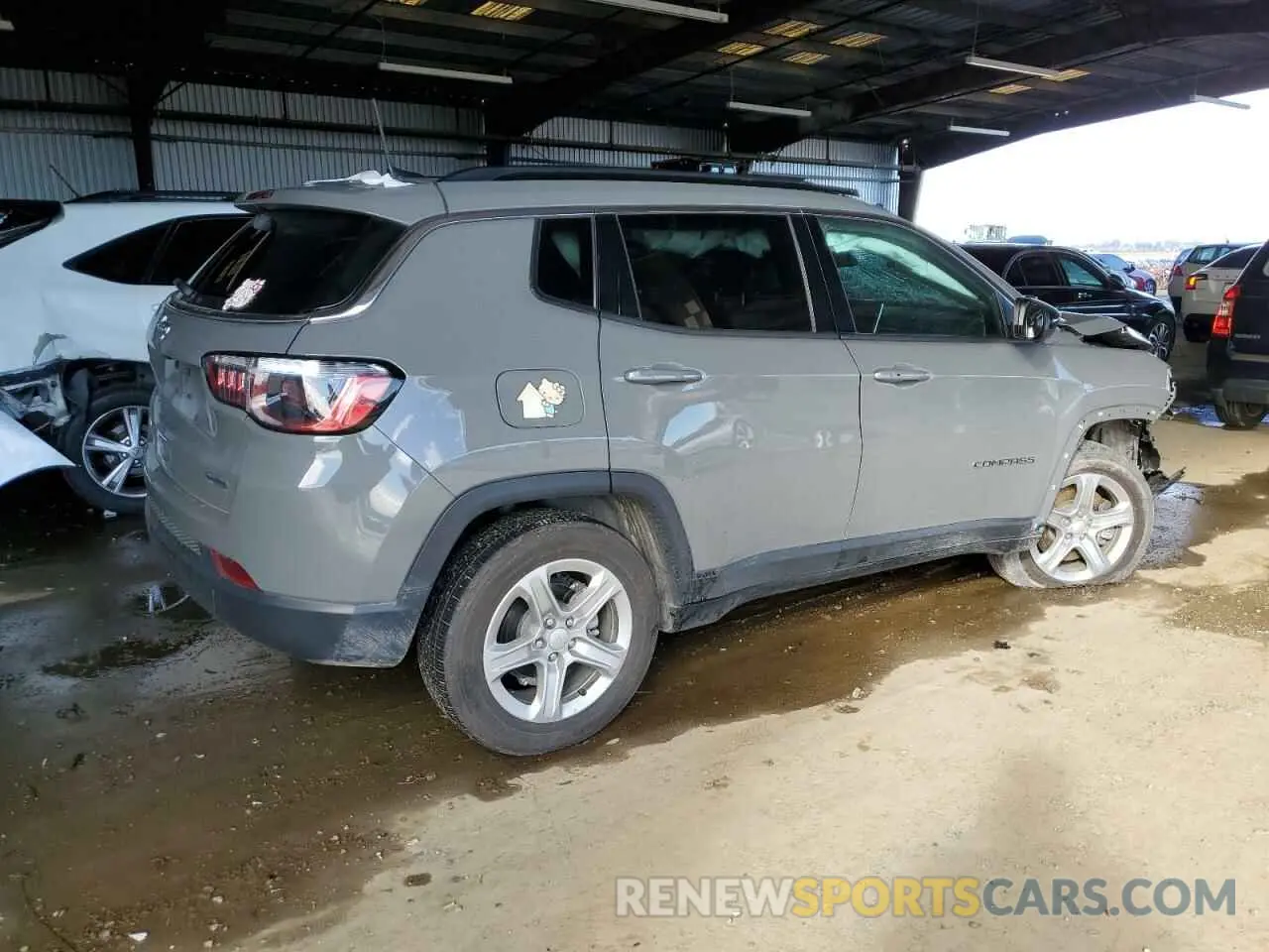3 Photograph of a damaged car 3C4NJDBN8PT523721 JEEP COMPASS 2023