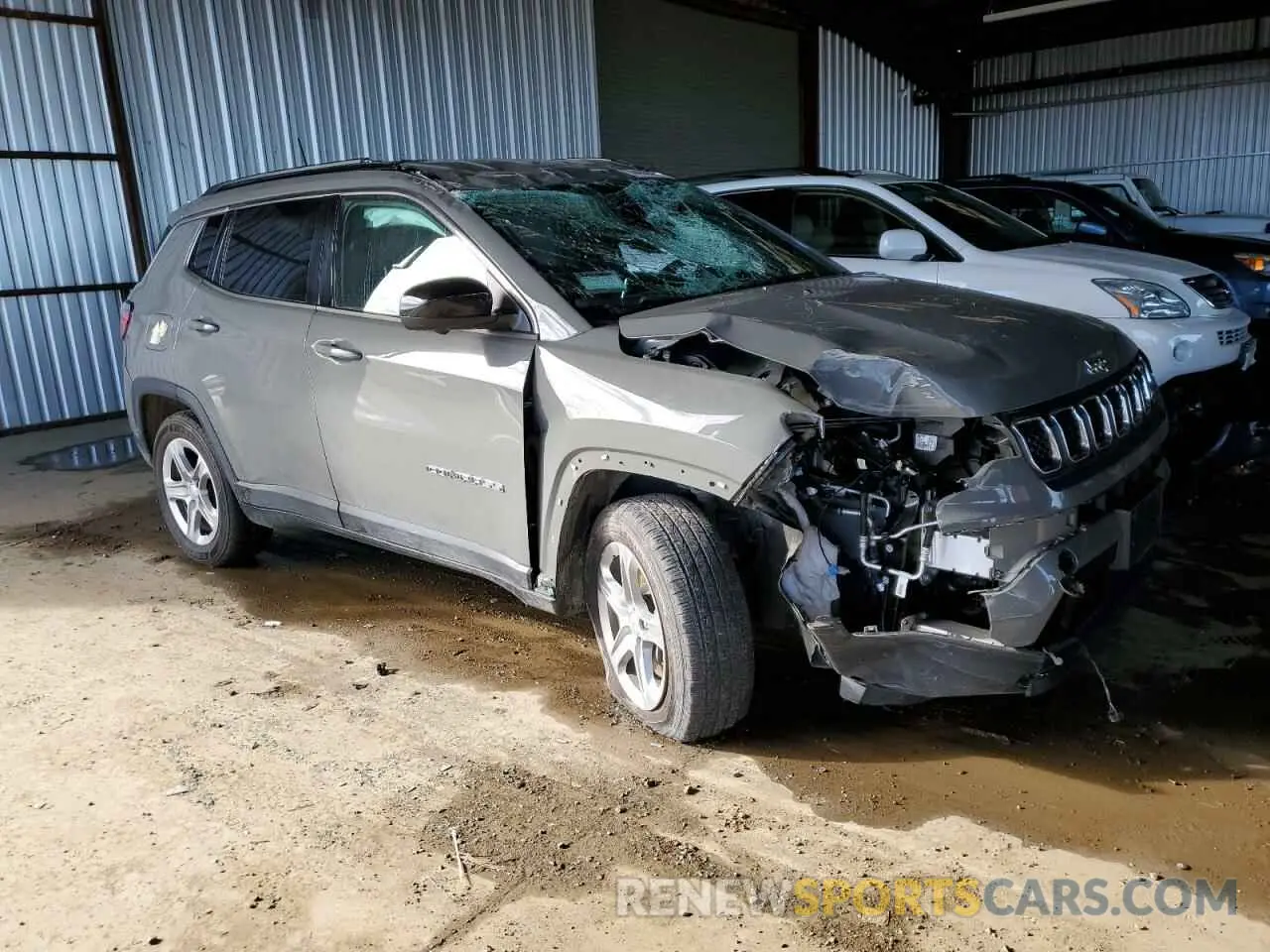 4 Photograph of a damaged car 3C4NJDBN8PT523721 JEEP COMPASS 2023
