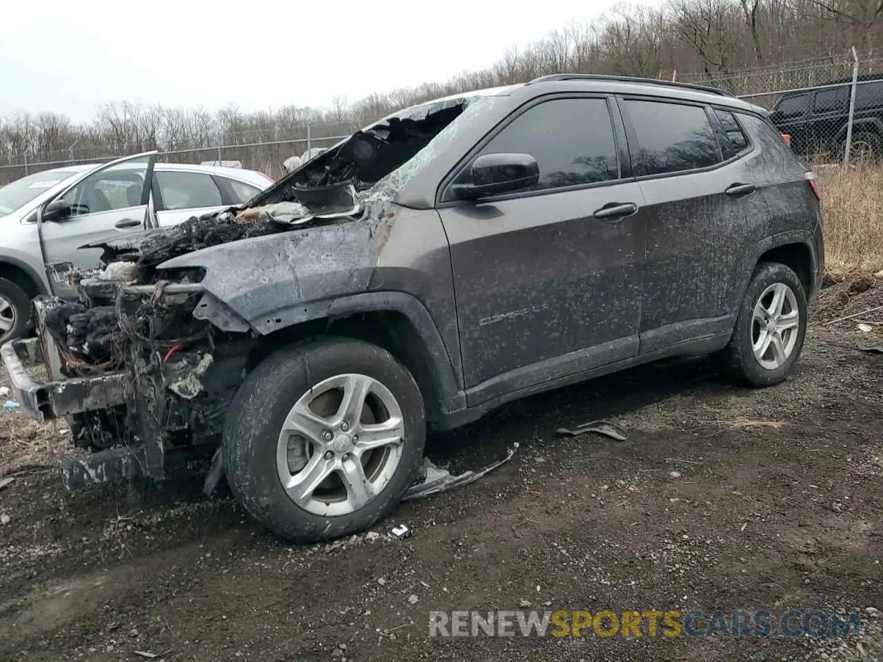 1 Photograph of a damaged car 3C4NJDBN8PT531155 JEEP COMPASS 2023