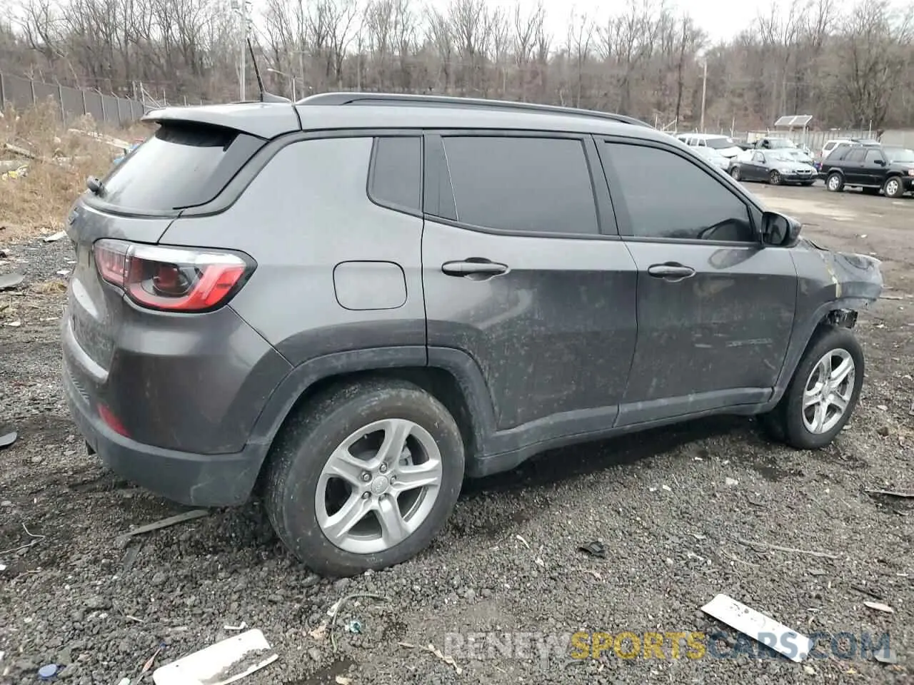 3 Photograph of a damaged car 3C4NJDBN8PT531155 JEEP COMPASS 2023