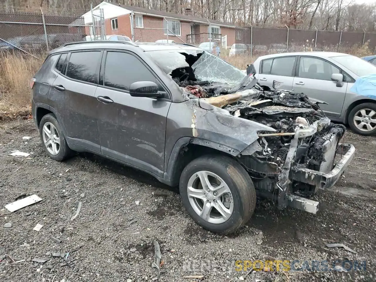 4 Photograph of a damaged car 3C4NJDBN8PT531155 JEEP COMPASS 2023