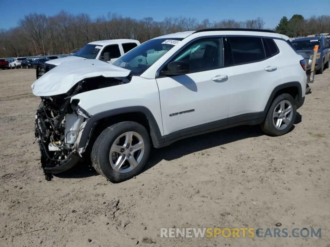 1 Photograph of a damaged car 3C4NJDBN8PT540924 JEEP COMPASS 2023