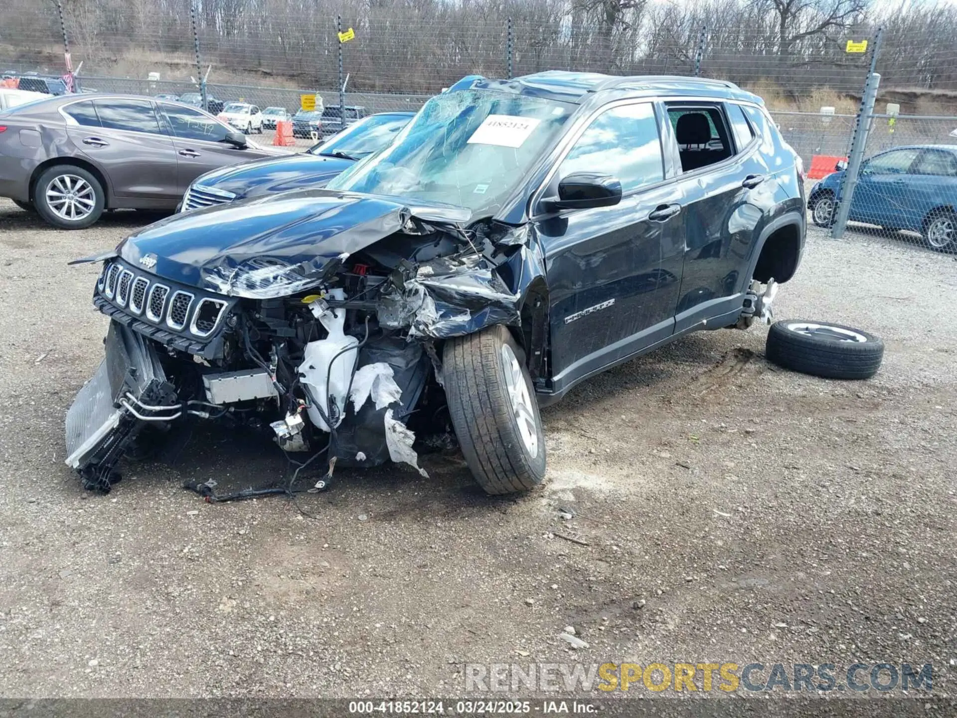 2 Photograph of a damaged car 3C4NJDBN9PT514039 JEEP COMPASS 2023