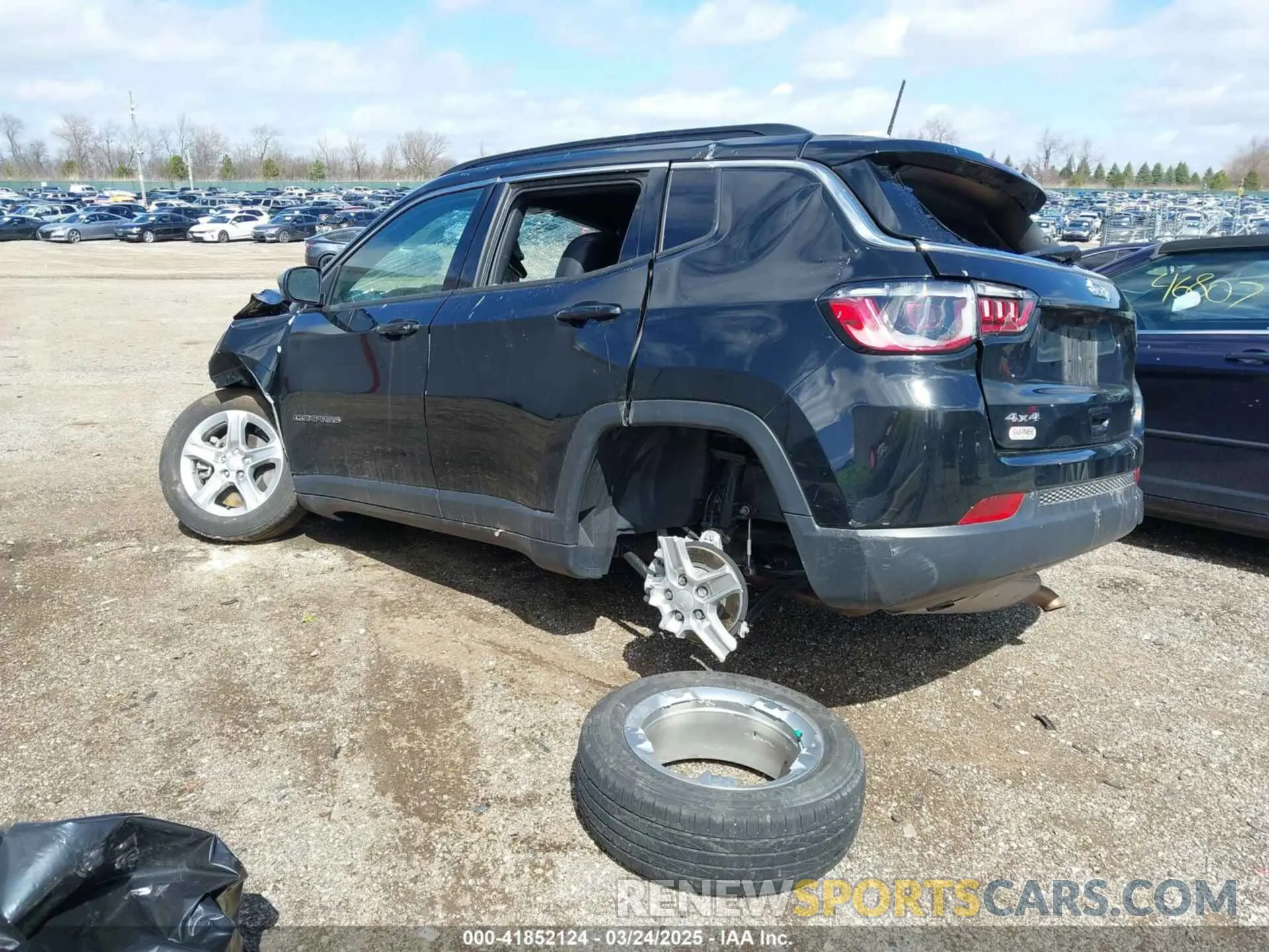 3 Photograph of a damaged car 3C4NJDBN9PT514039 JEEP COMPASS 2023