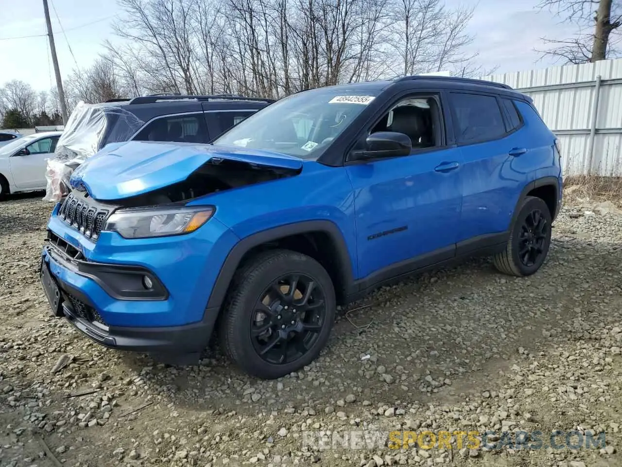 1 Photograph of a damaged car 3C4NJDBN9PT518866 JEEP COMPASS 2023