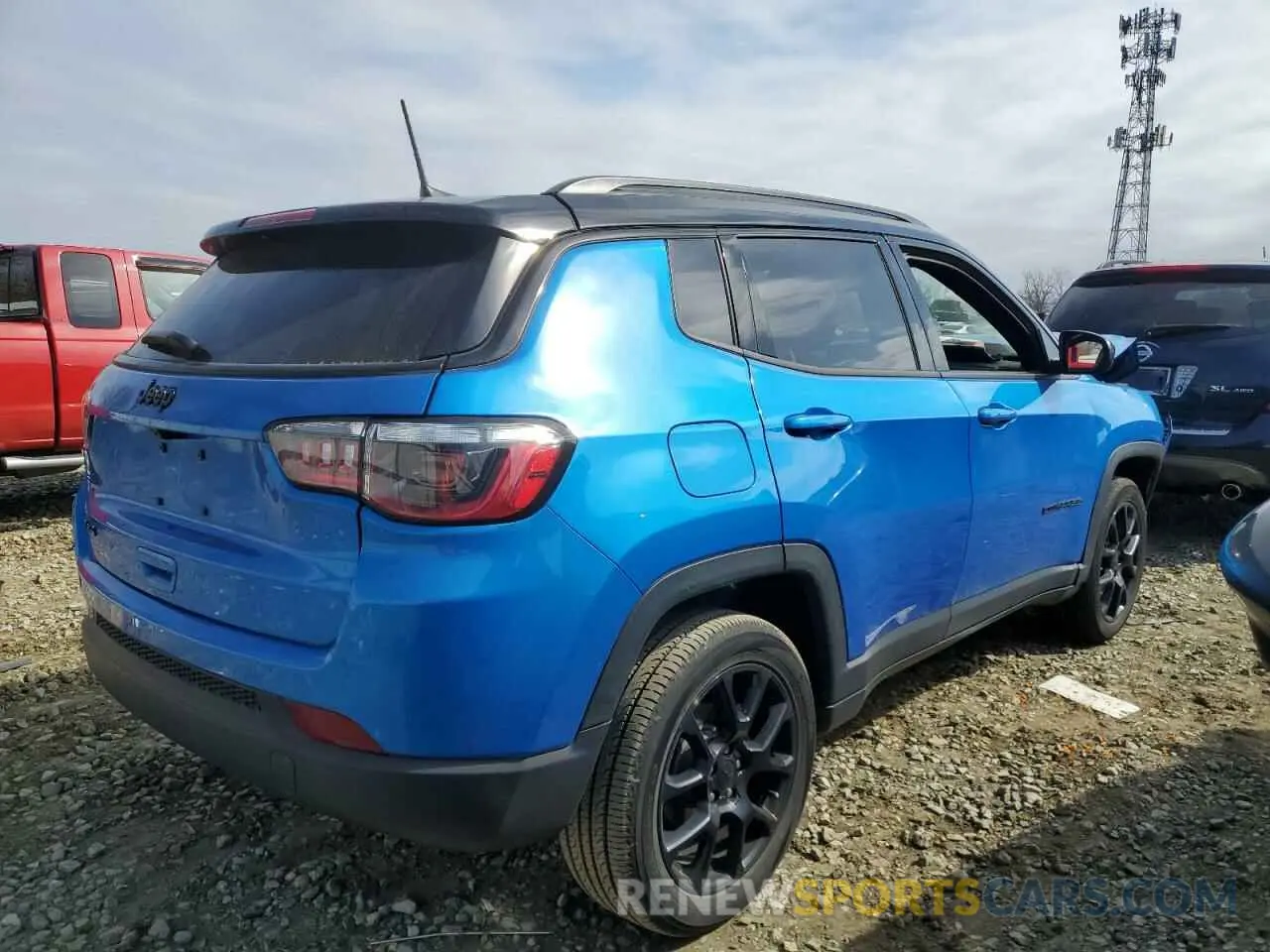 3 Photograph of a damaged car 3C4NJDBN9PT518866 JEEP COMPASS 2023