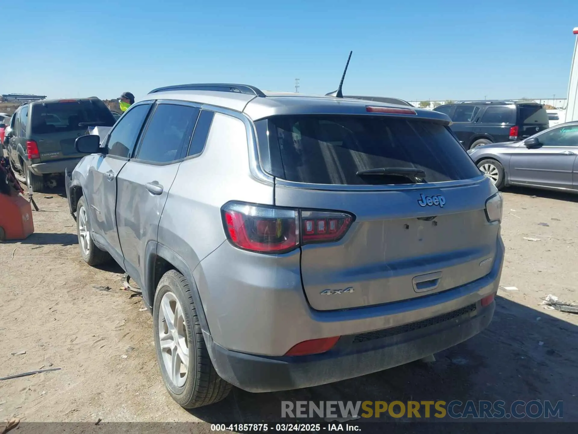 3 Photograph of a damaged car 3C4NJDBN9PT540799 JEEP COMPASS 2023